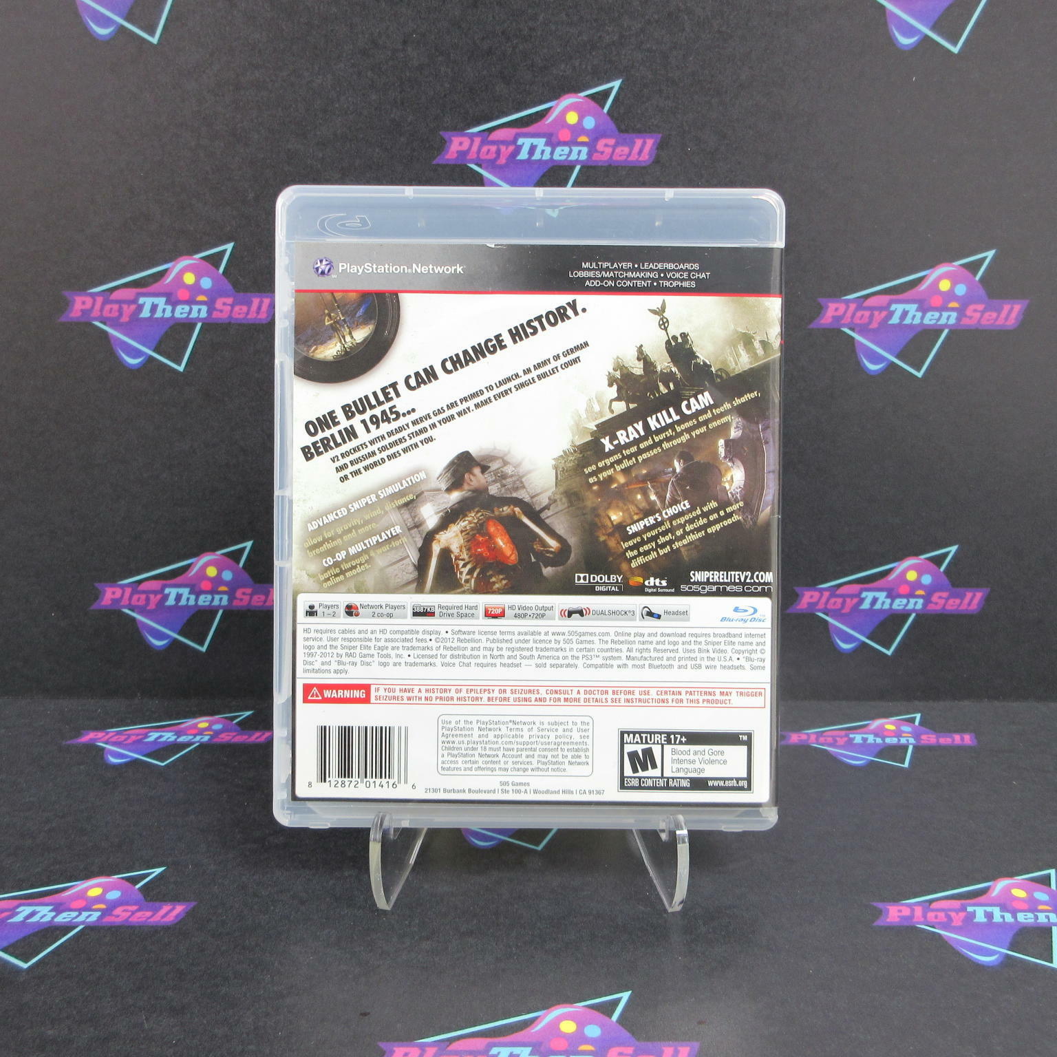 Sniper Elite V2 PS3 PlayStation 3 Complete - Excellent