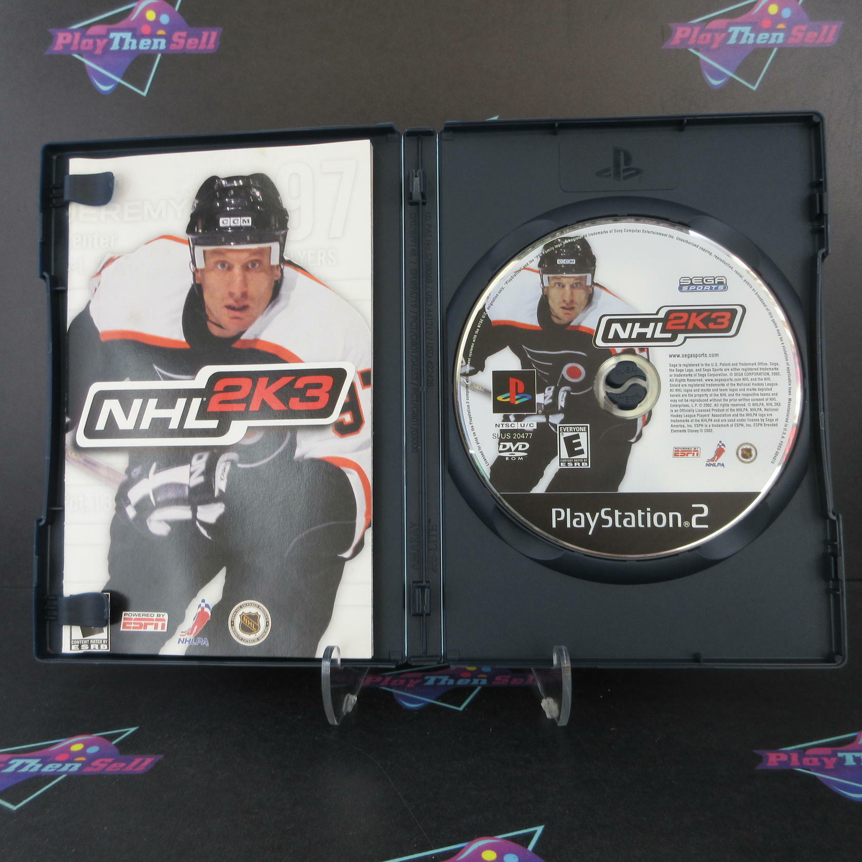 Sega Sports NHL 2K3 PS2 PlayStation 2 + Reg Card Complete - Excellent