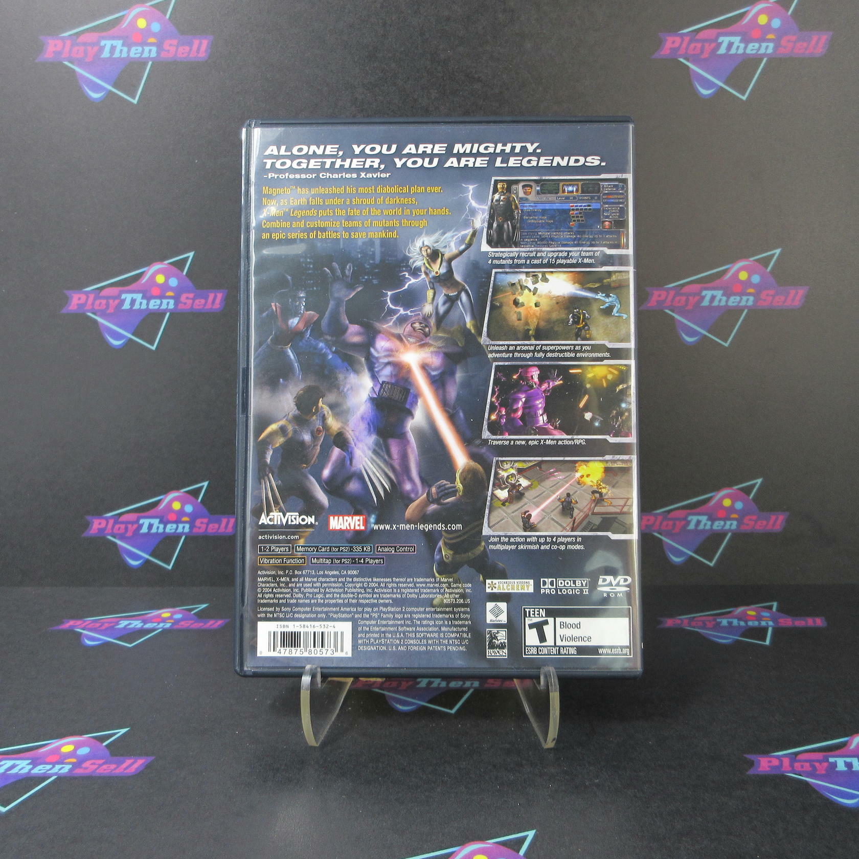 X-Men Legends PS2 PlayStation 2 - Very Good