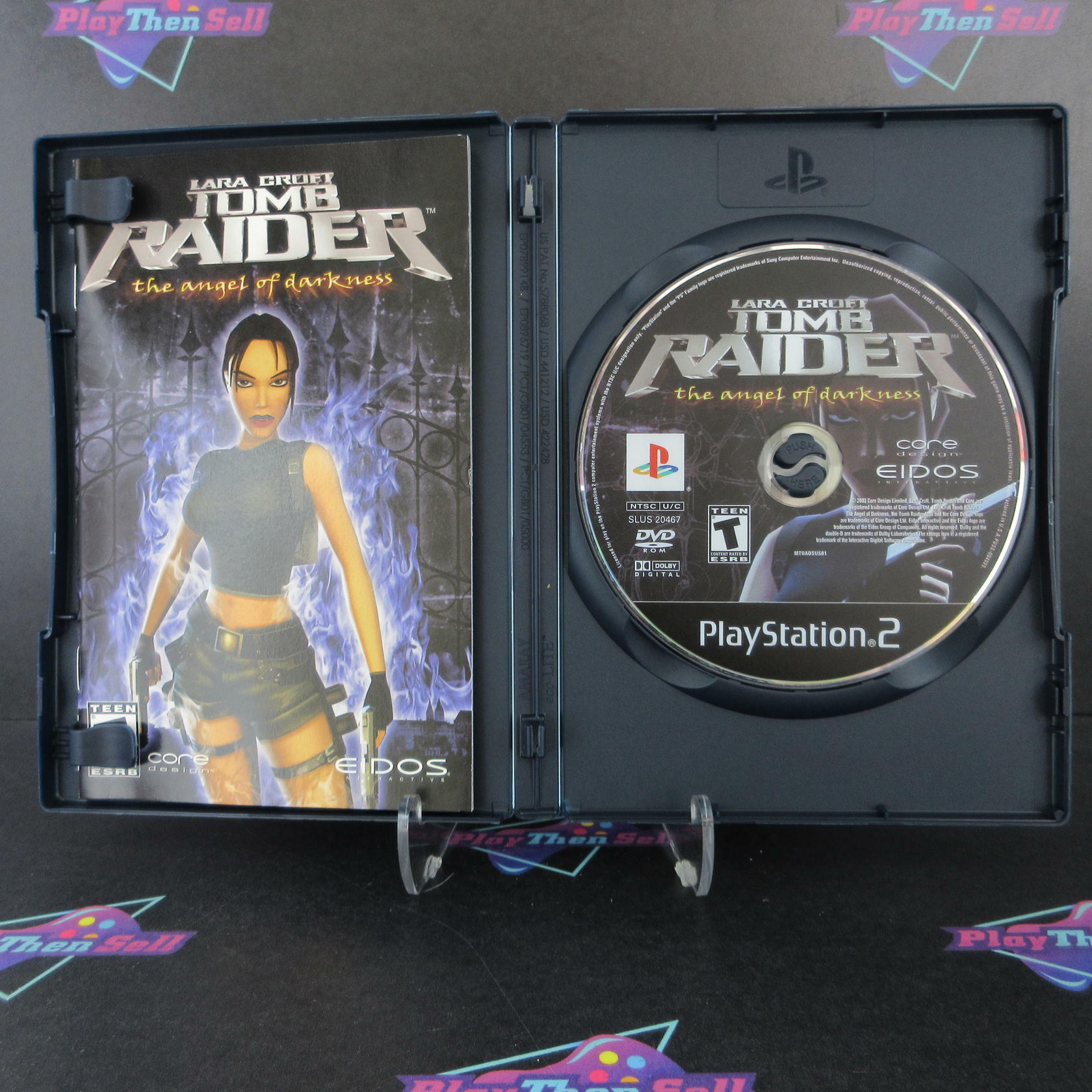 Lara Croft Tomb Raider The Angel Of Darkness PlayStation 2 + Reg CIB - Excellent