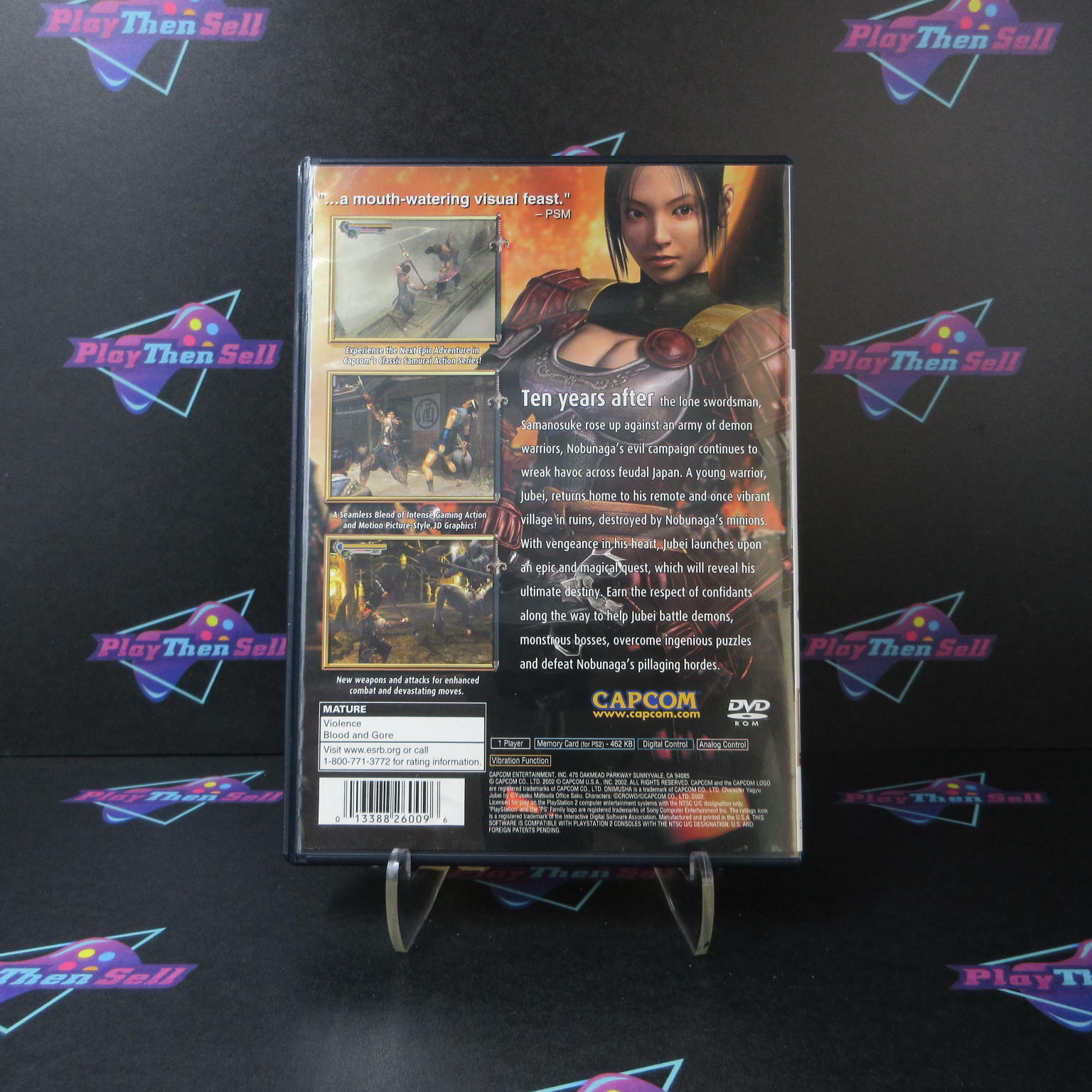 Onimusha 2 Samurais Destiny PS2 PlayStation 2 Complete - Excellent