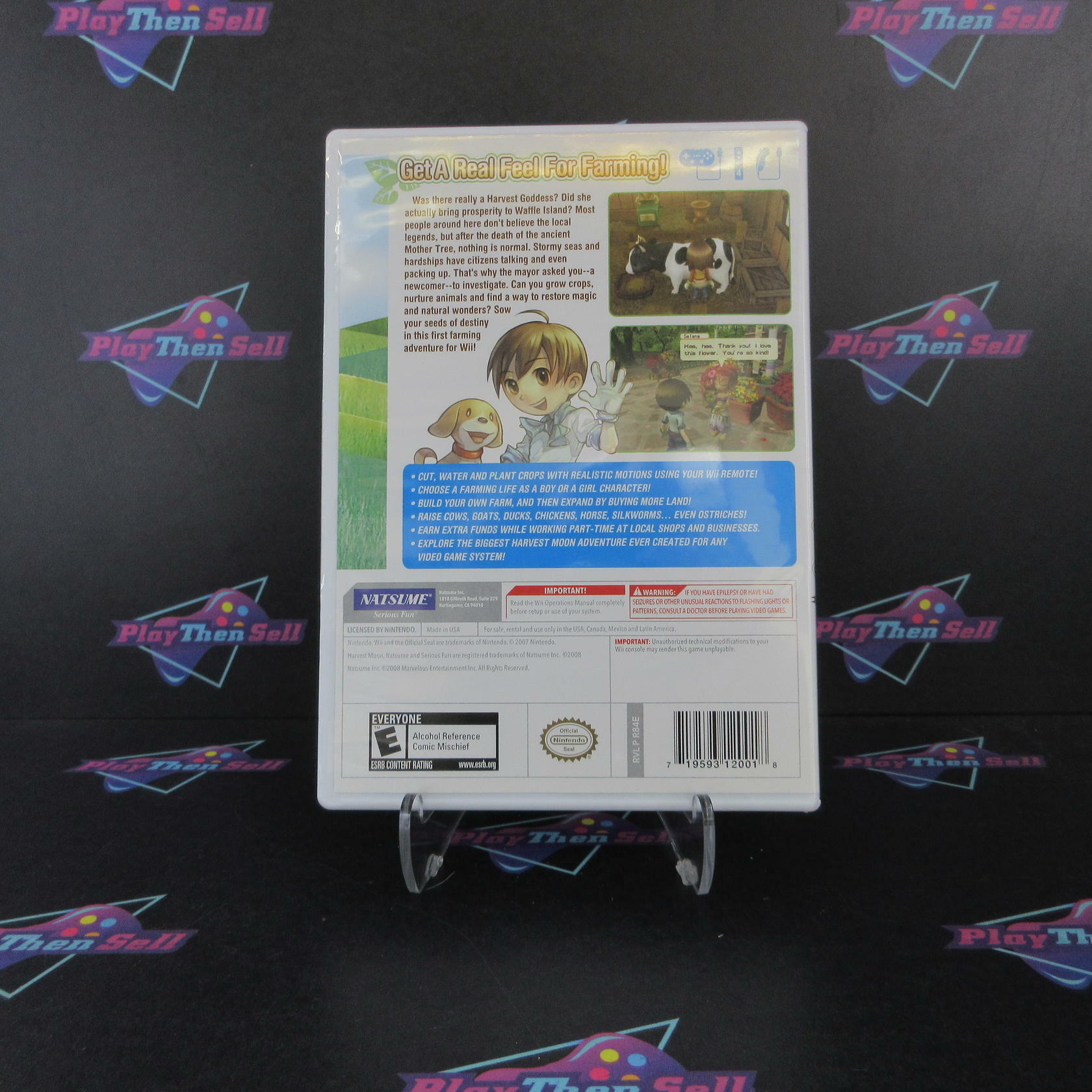 Harvest Moon Tree of Tranquility Nintendo Wii Complete - Excellent