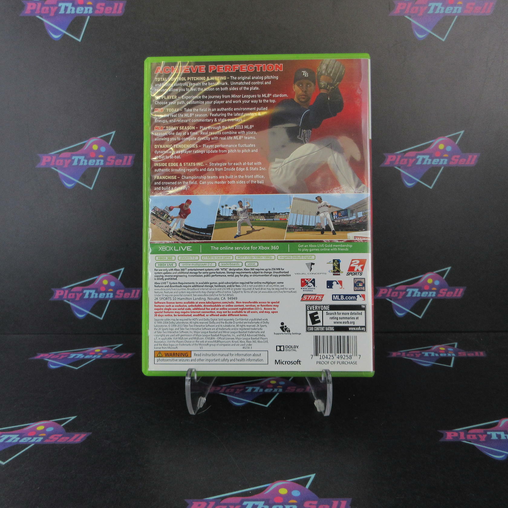 MLB 2K13 Xbox 360 Complete - Excellent