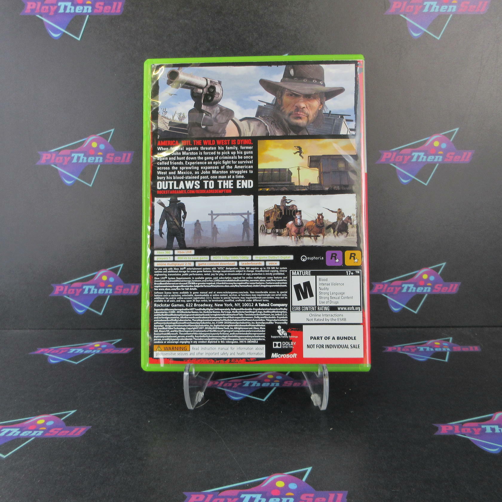 Red Dead Redemption Xbox 360 PH + Map Complete - Excellent