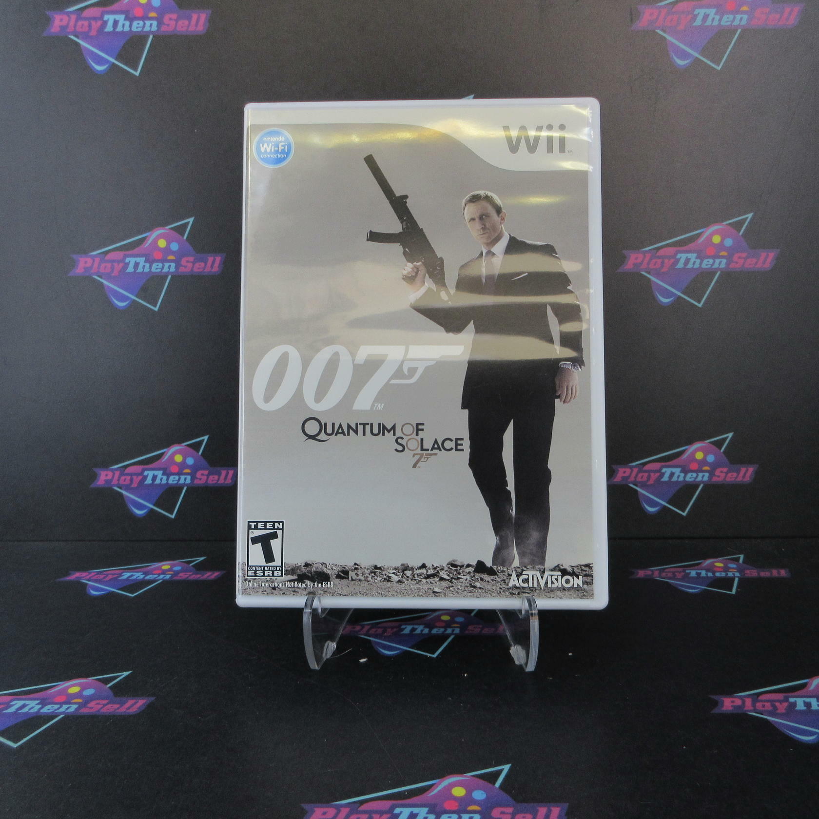 James Bond 007 Quantum of Solace Nintendo Wii AD Complete CIB - Very Good