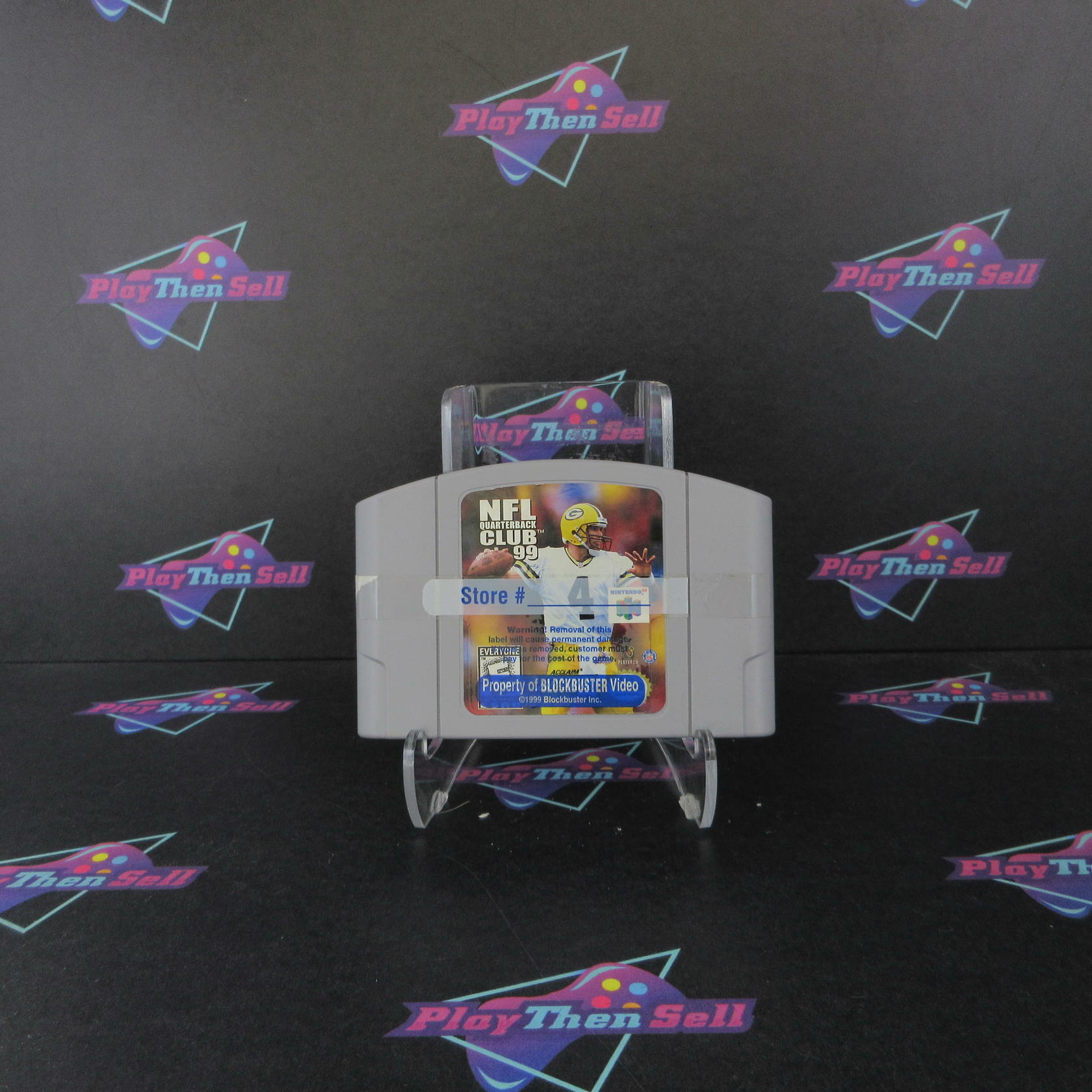 NFL Quarterback Club 99 Nintendo 64 N64 Cartridge Only AD Authentic / Tested - Very Good