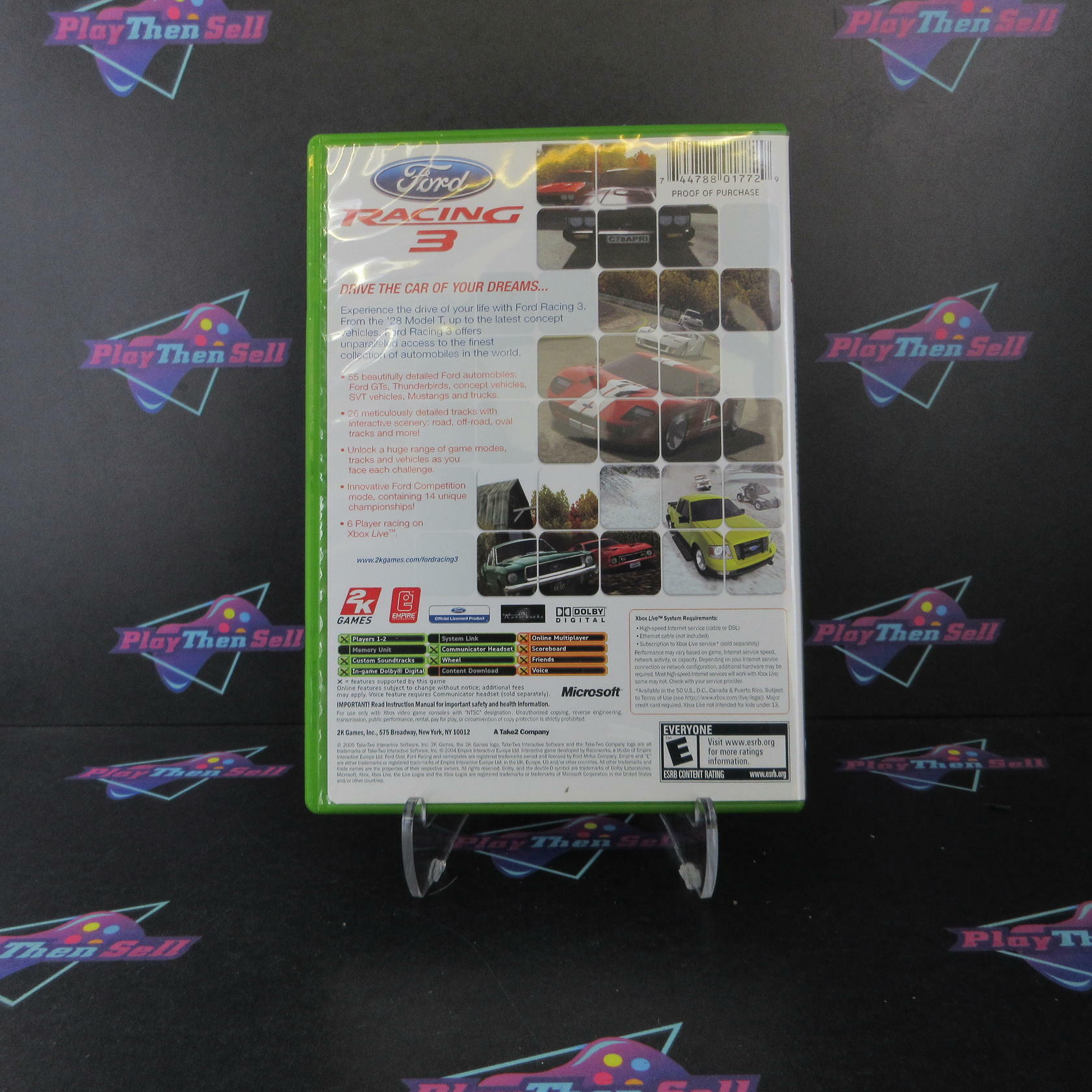 Ford Racing 3 Xbox + Reg Card Complete - Refurbished