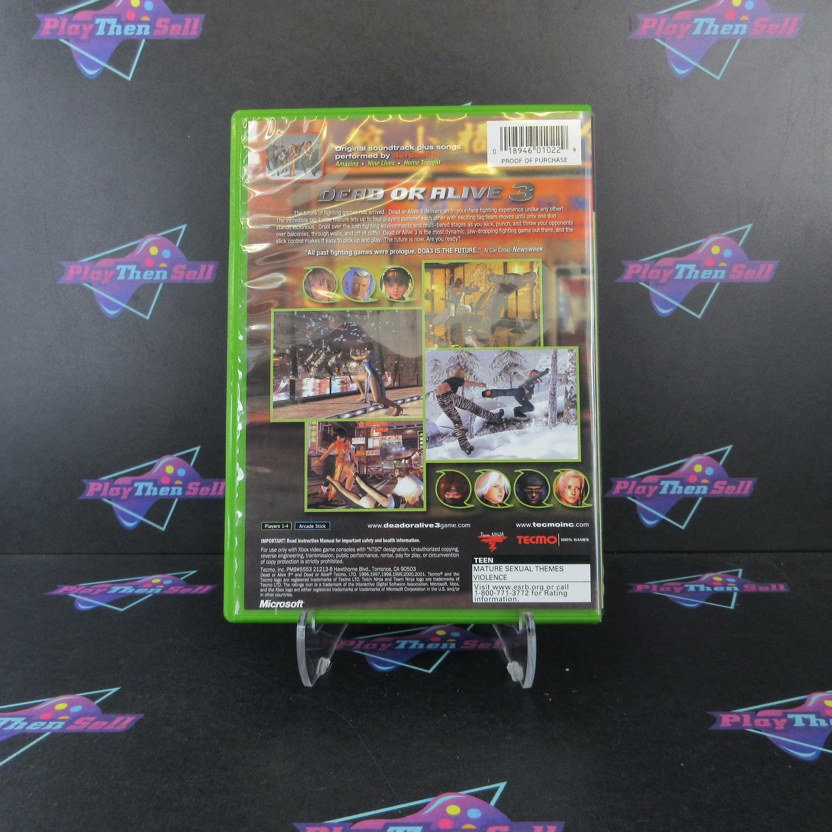 Dead or Alive 3 Xbox + Reg Card Complete - Refurbished