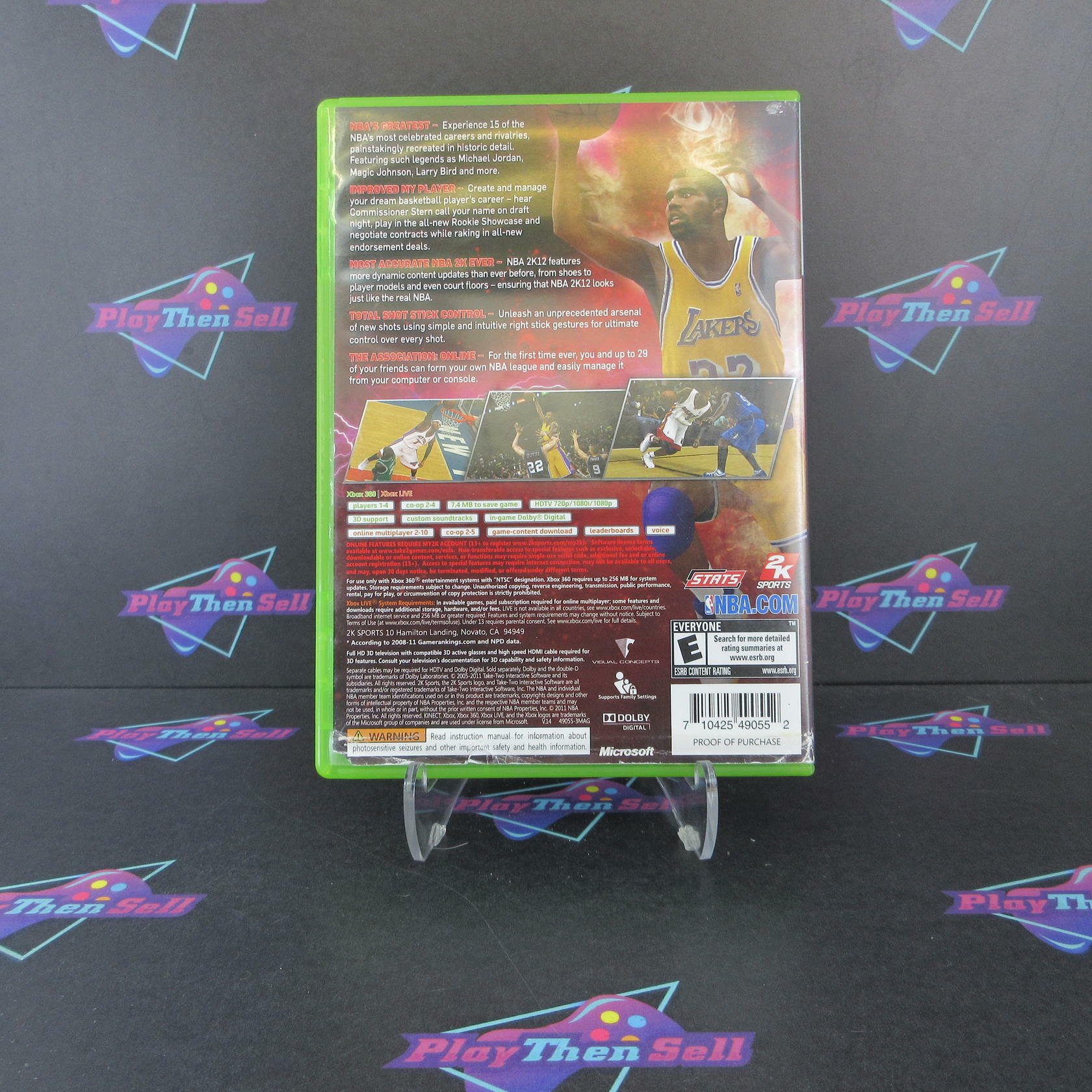 NBA 2k12 Magic Johnson Xbox 360 AD/NM - Very Good