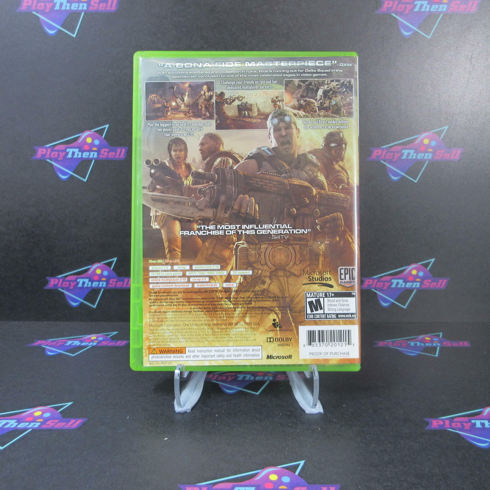 Gears of War 3 Xbox 360 AD//NM/DD - Very Good
