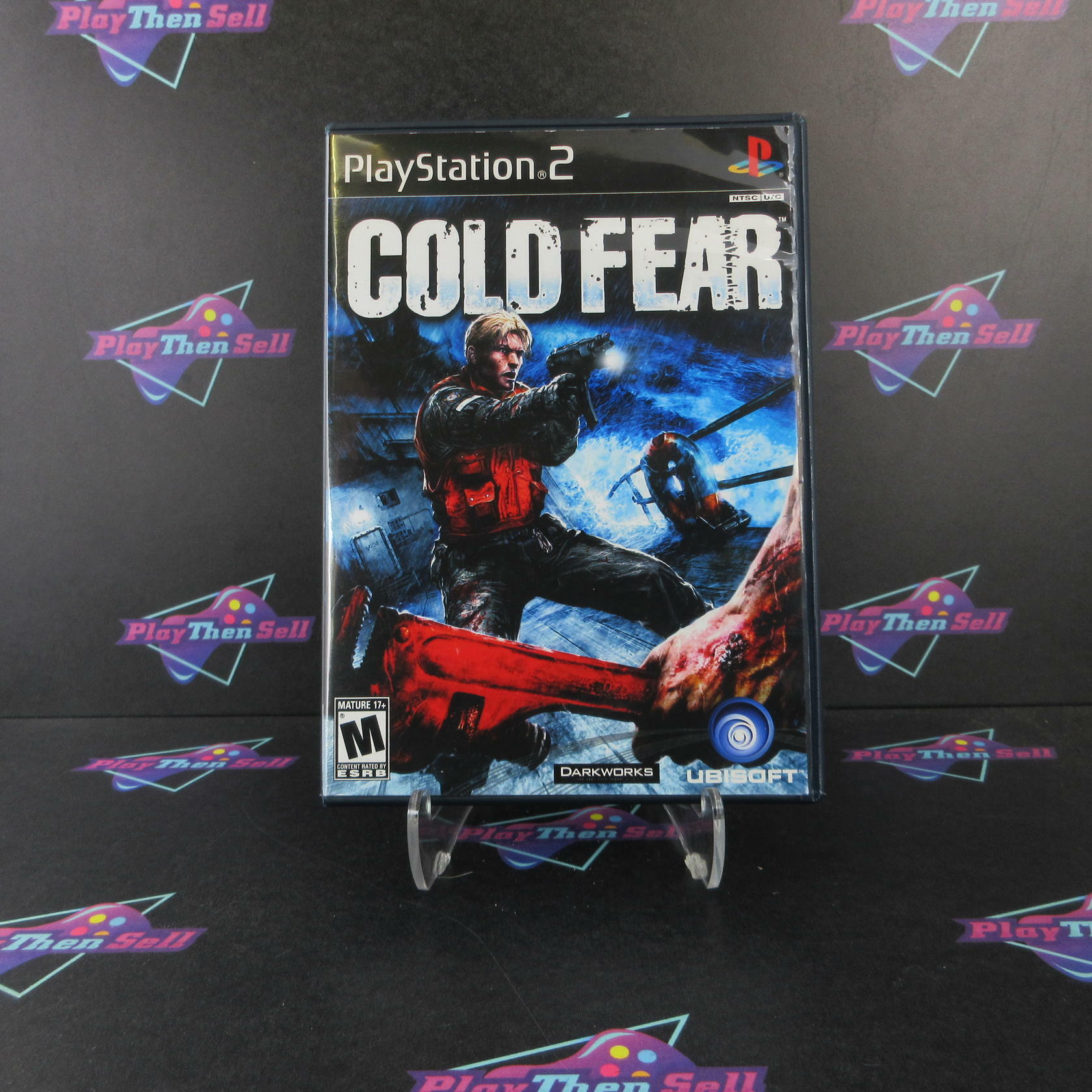 Cold Fear Rental Art PS2 PlayStation 2 AD/NM - Very Good