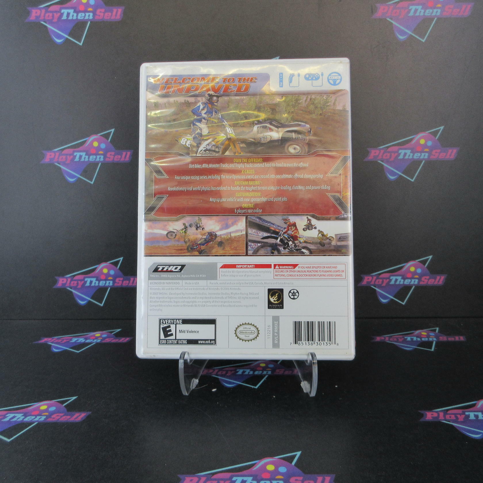 Mx Vs ATV Untamed Nintendo Wii AD Complete CIB - Very Good