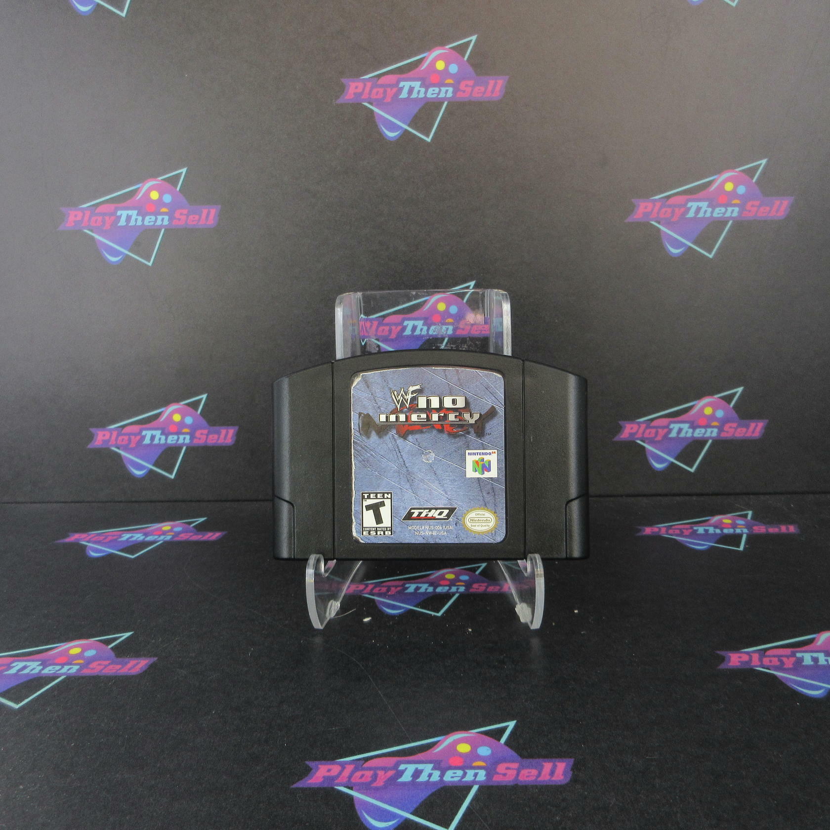 WWF No Mercy Nintendo 64 N64 Cartridge Only AD Authentic / Tested - Very Good