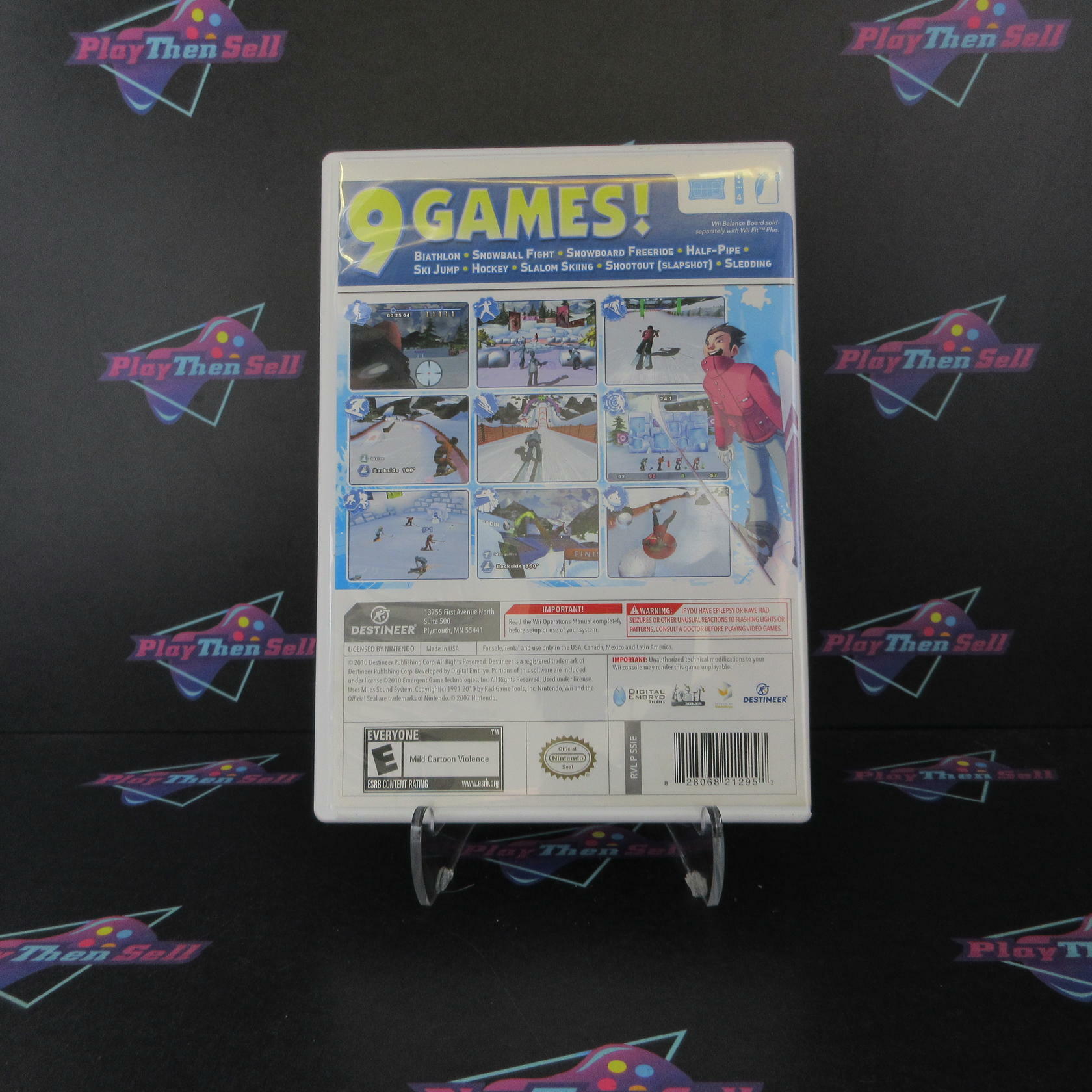 Winter Blast Snow and Ice Games Nintendo Wii - Very Good