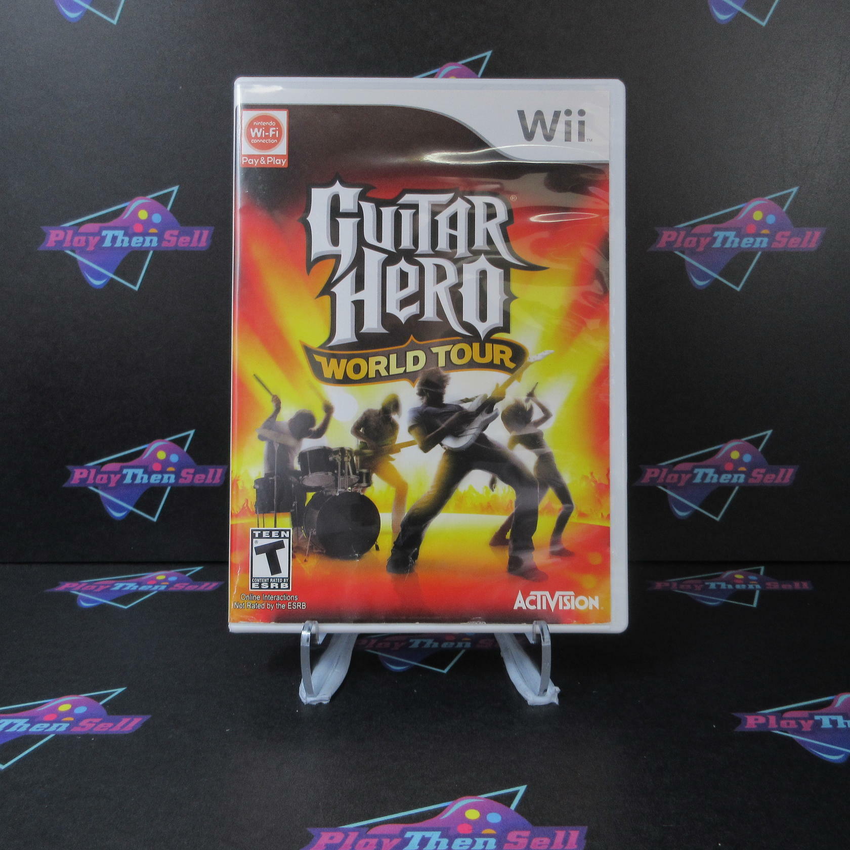Guitar Hero World Tour Nintendo Wii AD Complete CIB - Very Good