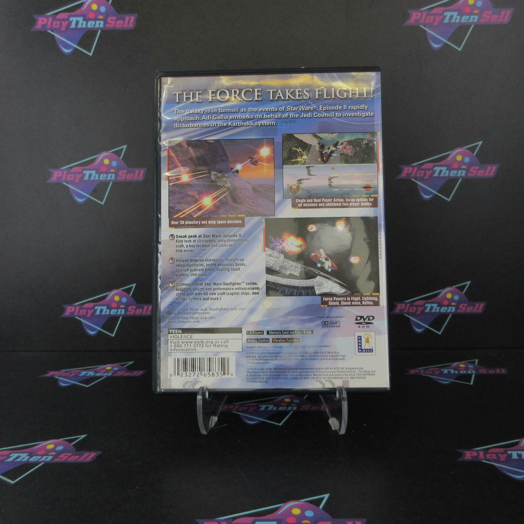 Star Wars Jedi Starfighter PS2 PlayStation 2 - Very Good