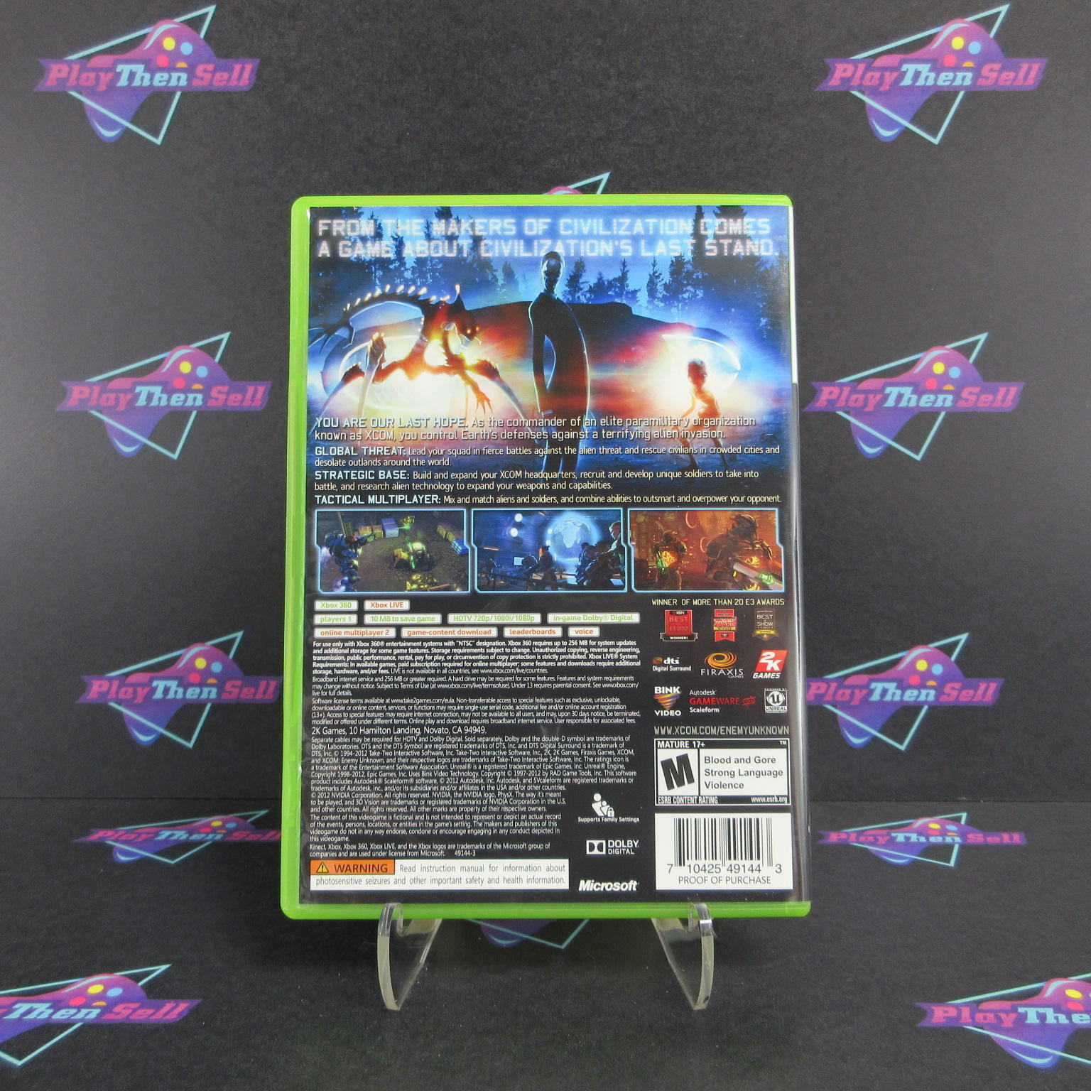 XCOM Enemy Unknown Xbox 360 Complete - Excellent