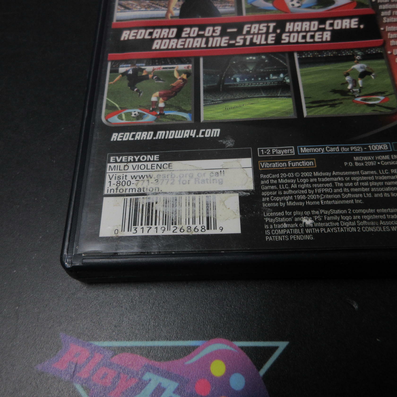 Red Card Soccer PS2 PlayStation 2 AD/NM - Very Good