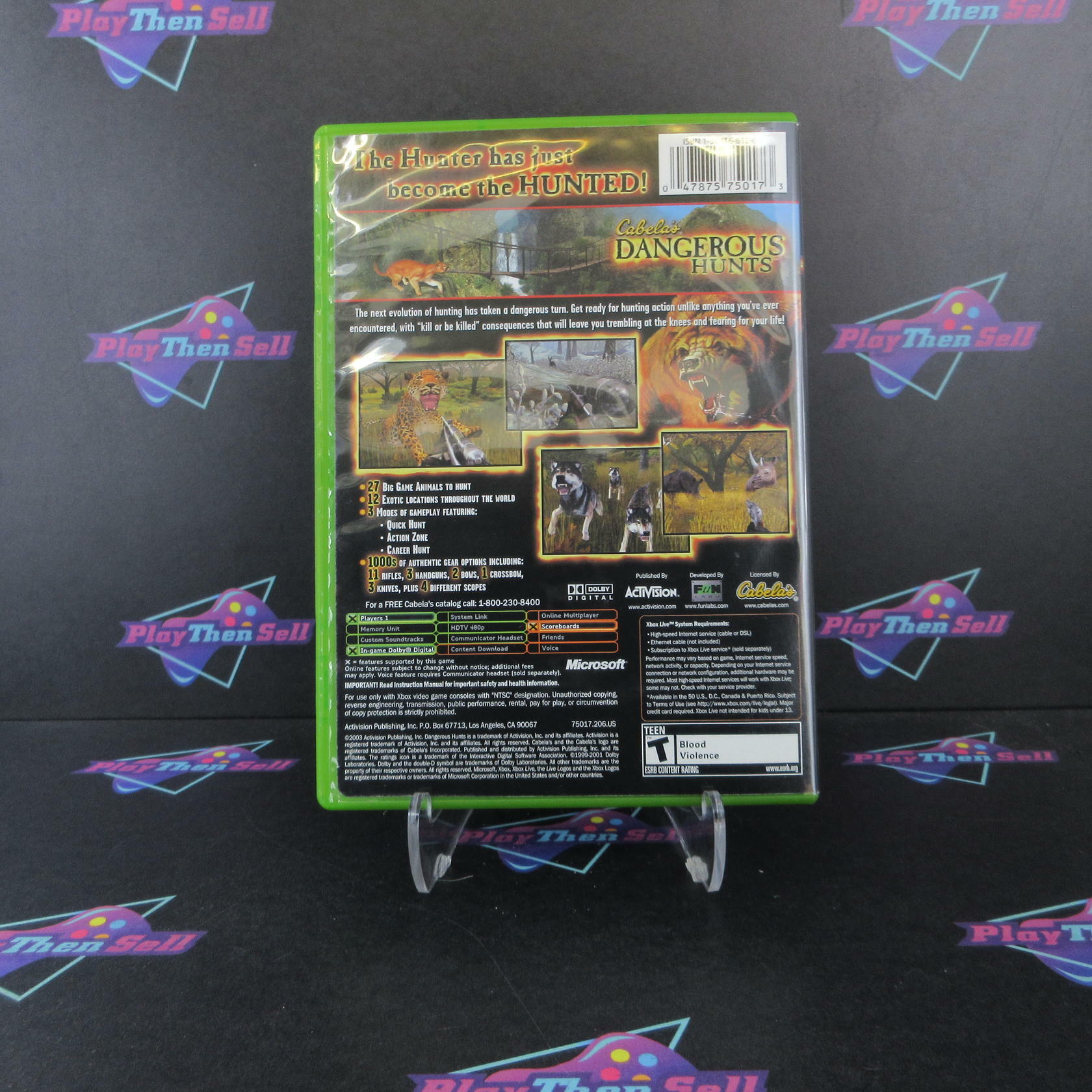 Cabela's Dangerous Hunts Xbox AD/NM - Very Good