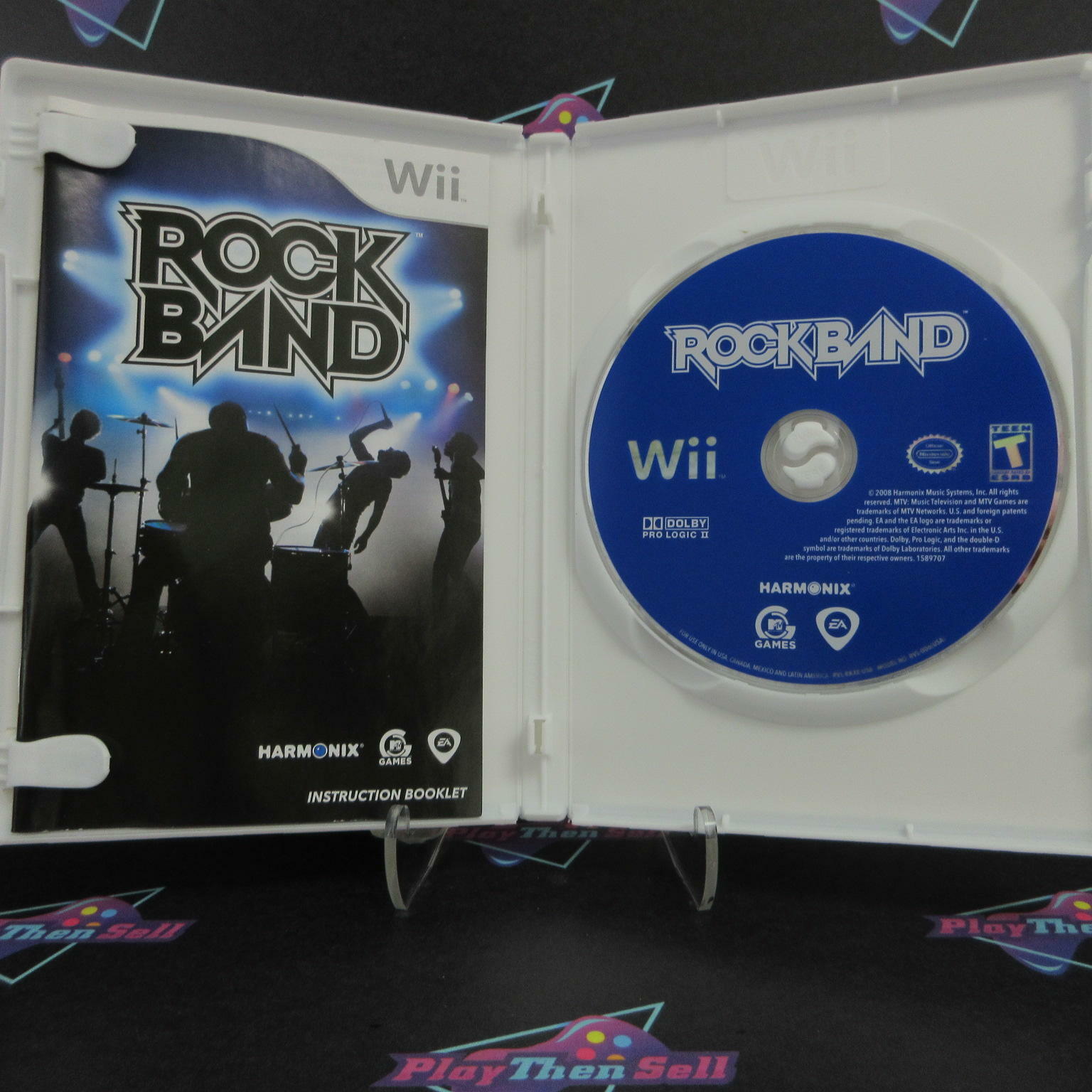 Rock Band Nintendo Wii Complete - Excellent