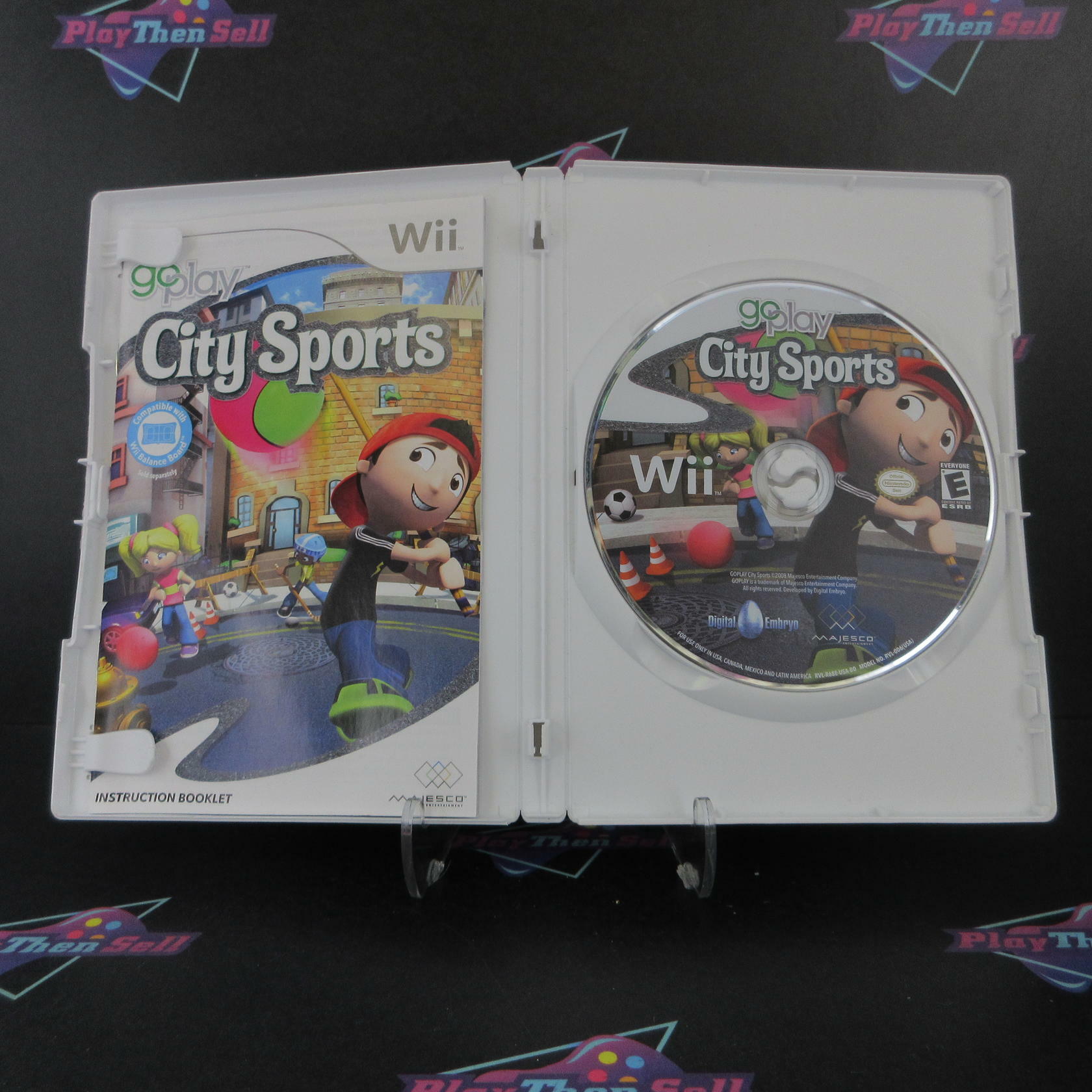 Go Play City Sports Nintendo Wii AD Complete CIB - Very Good