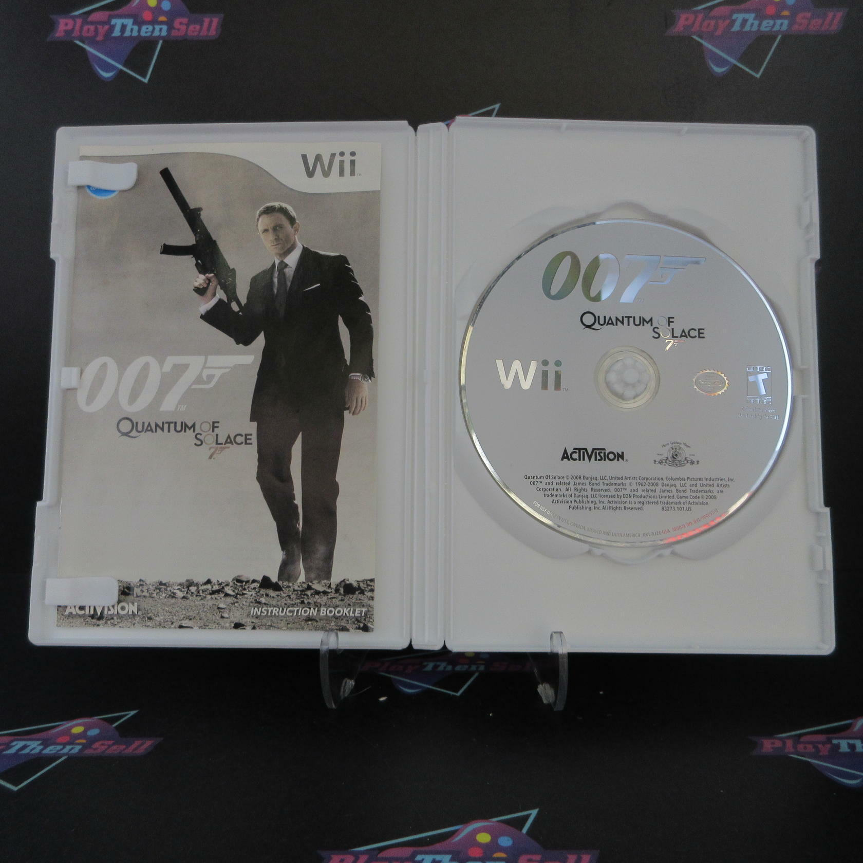 James Bond 007 Quantum of Solace Nintendo Wii AD Complete CIB - Very Good