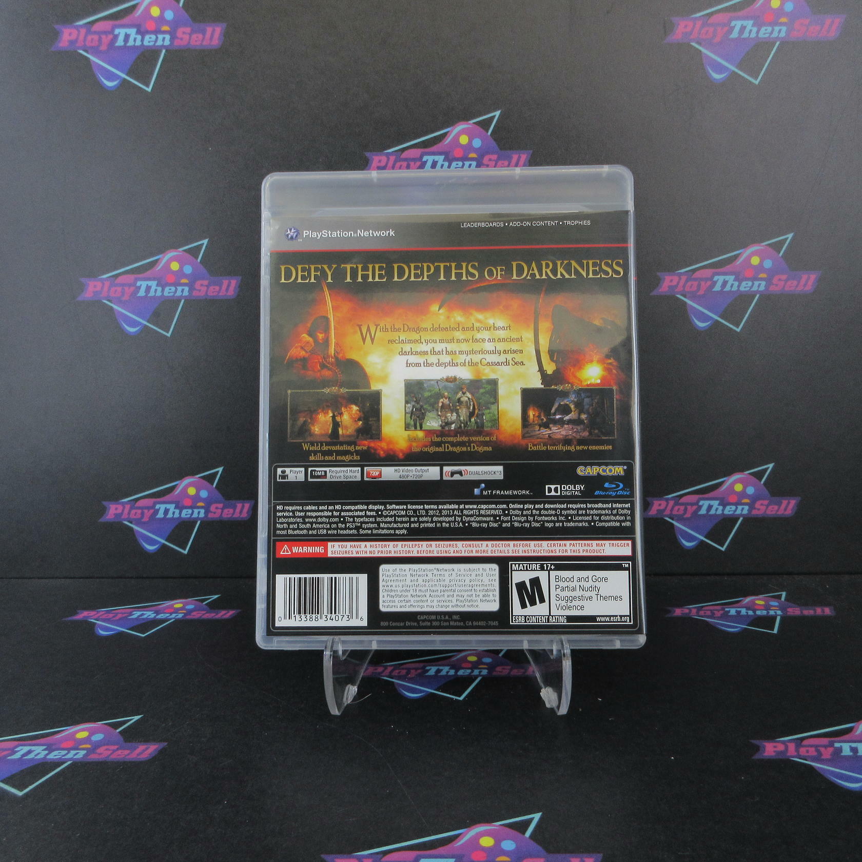 Dragon's Dogma Dark Arisen PS3 PlayStation 3 Complete - Excellent