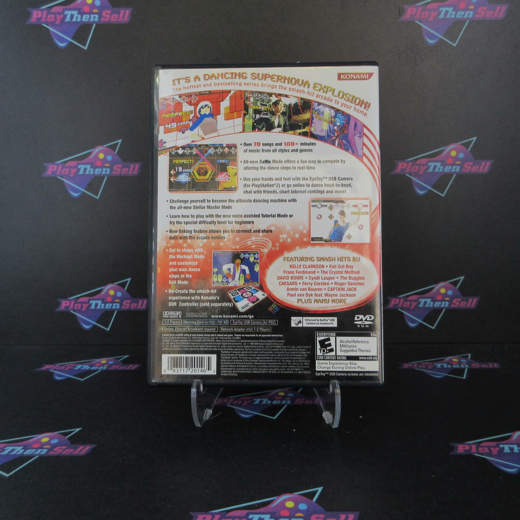 Dance Dance Revolution Supernova PS2 PlayStation 2 MD Complete CIB - Very Good