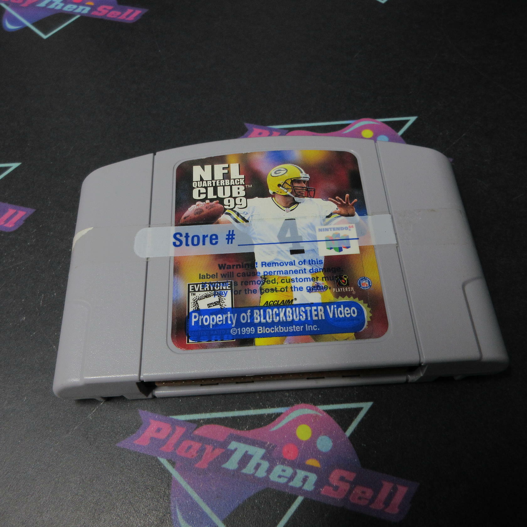 NFL Quarterback Club 99 Nintendo 64 N64 Cartridge Only AD Authentic / Tested - Very Good