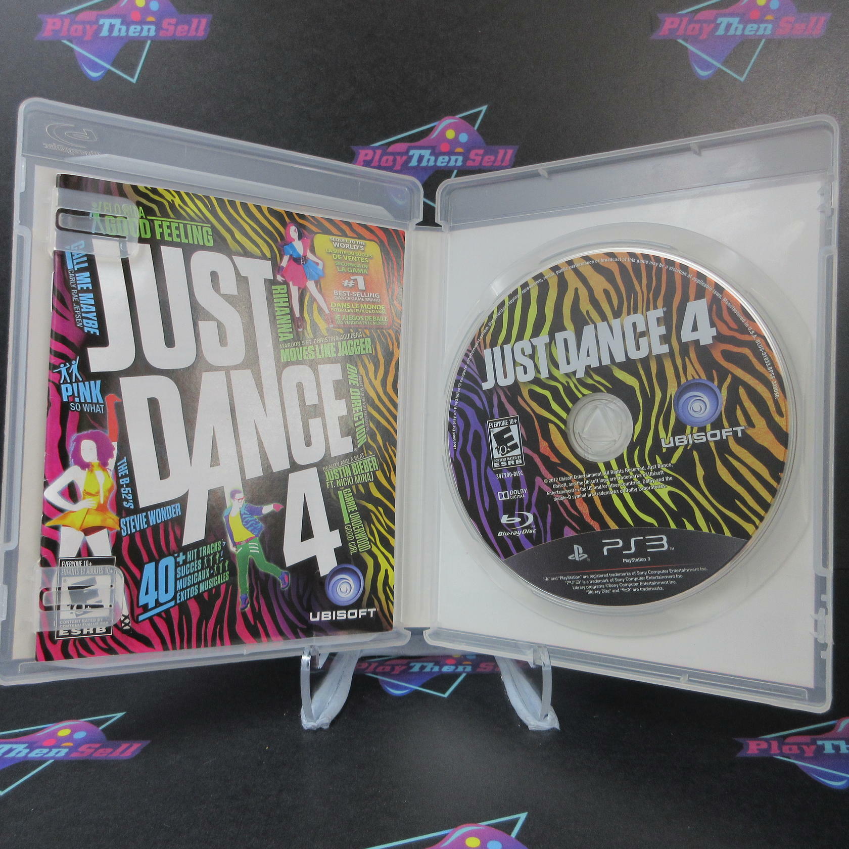 Just Dance 4 PS3 PlayStation 3 AD Complete CIB - Very Good