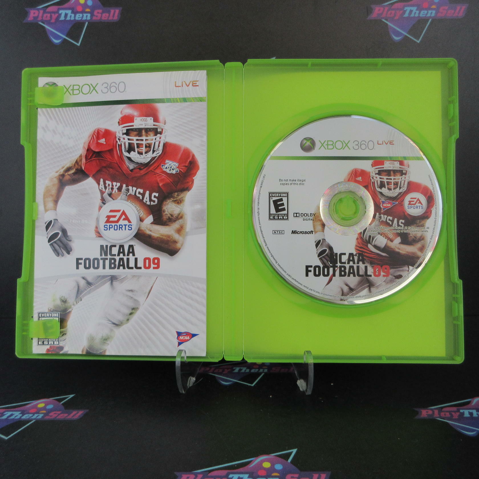 NCAA Football 09 Xbox 360 AD Complete CIB - Very Good