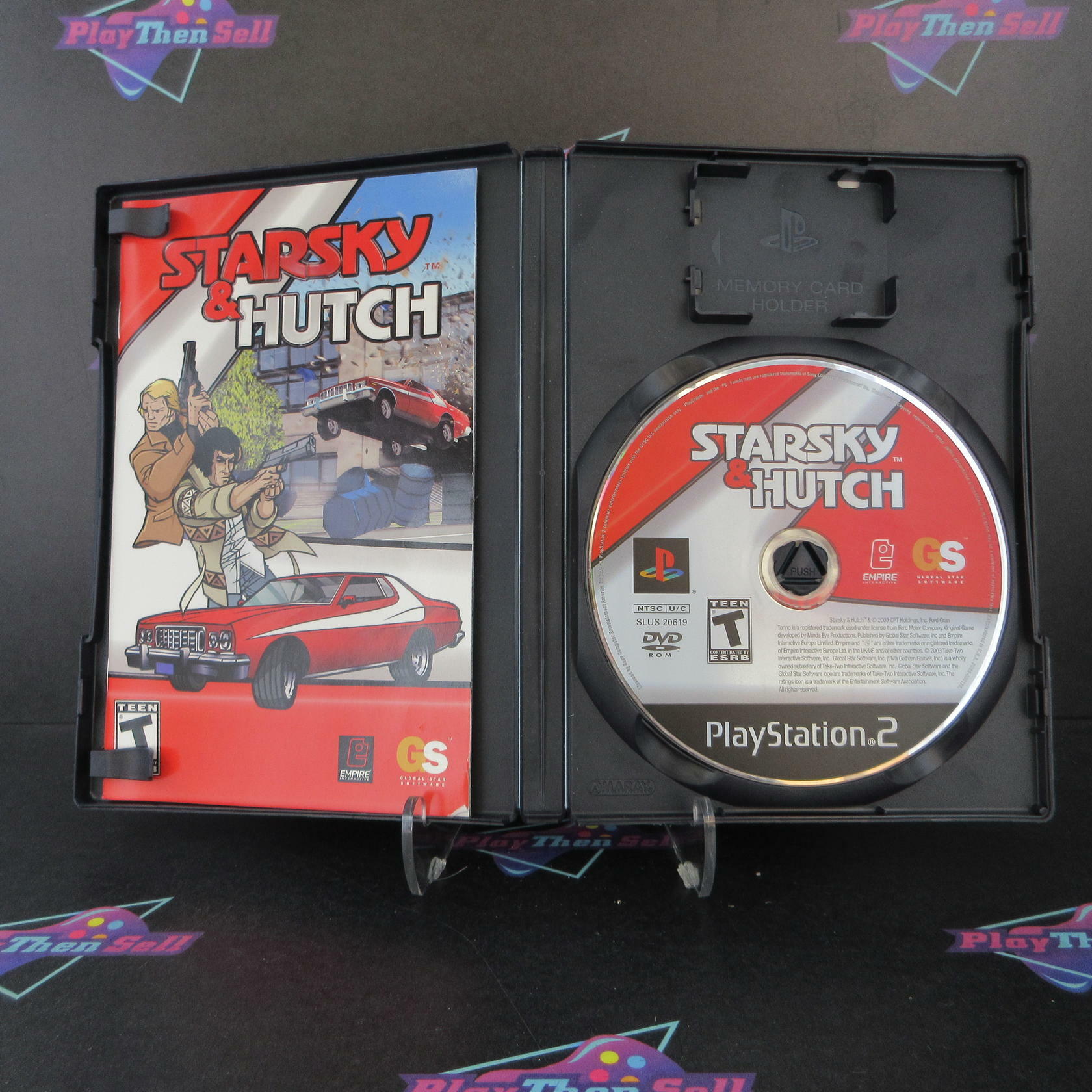 Starsky & Hutch PS2 PlayStation 2 AD + Reg Card Complete CIB - Very Good