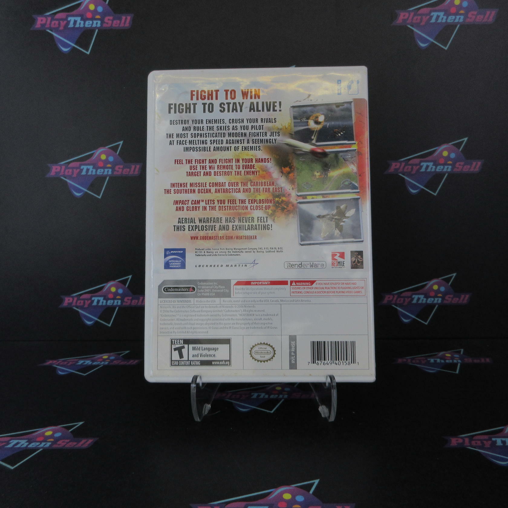 Heatseeker Nintendo Wii - Very Good
