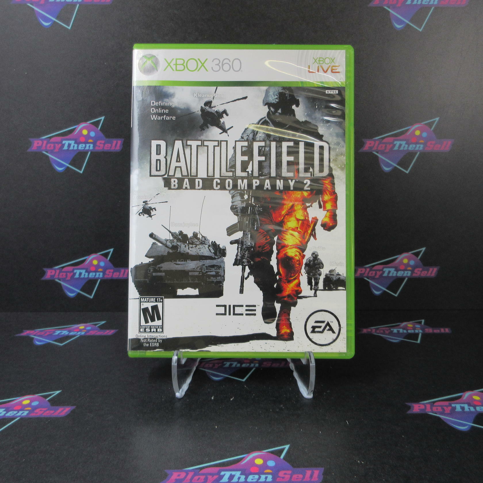 Battlefield Bad Company 2 Xbox 360 AD Complete CIB - Very Good
