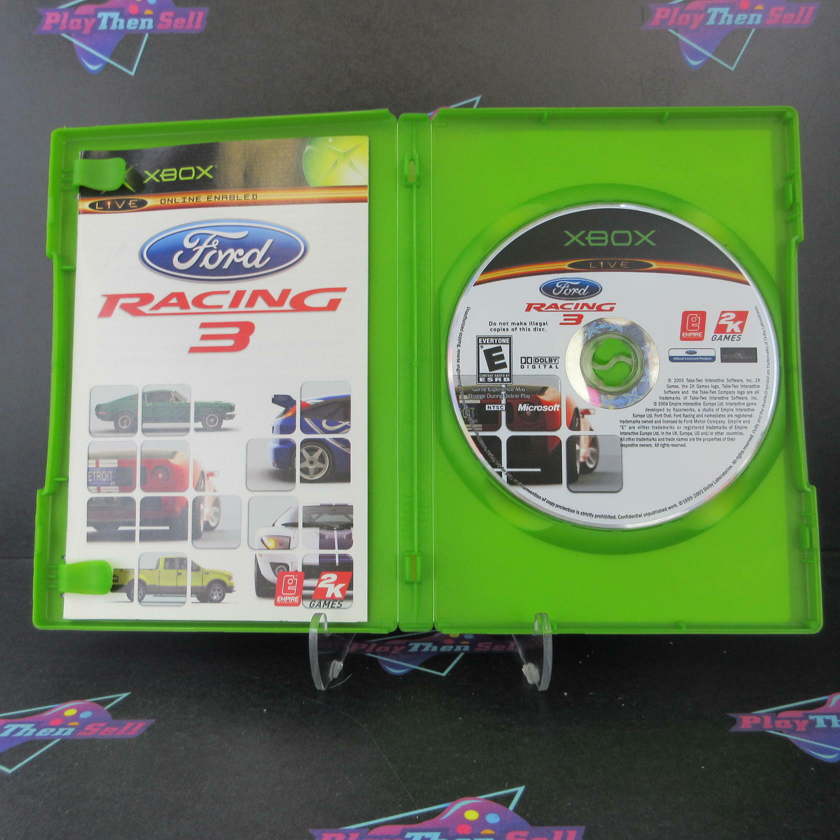 Ford Racing 3 Xbox + Reg Card Complete - Refurbished