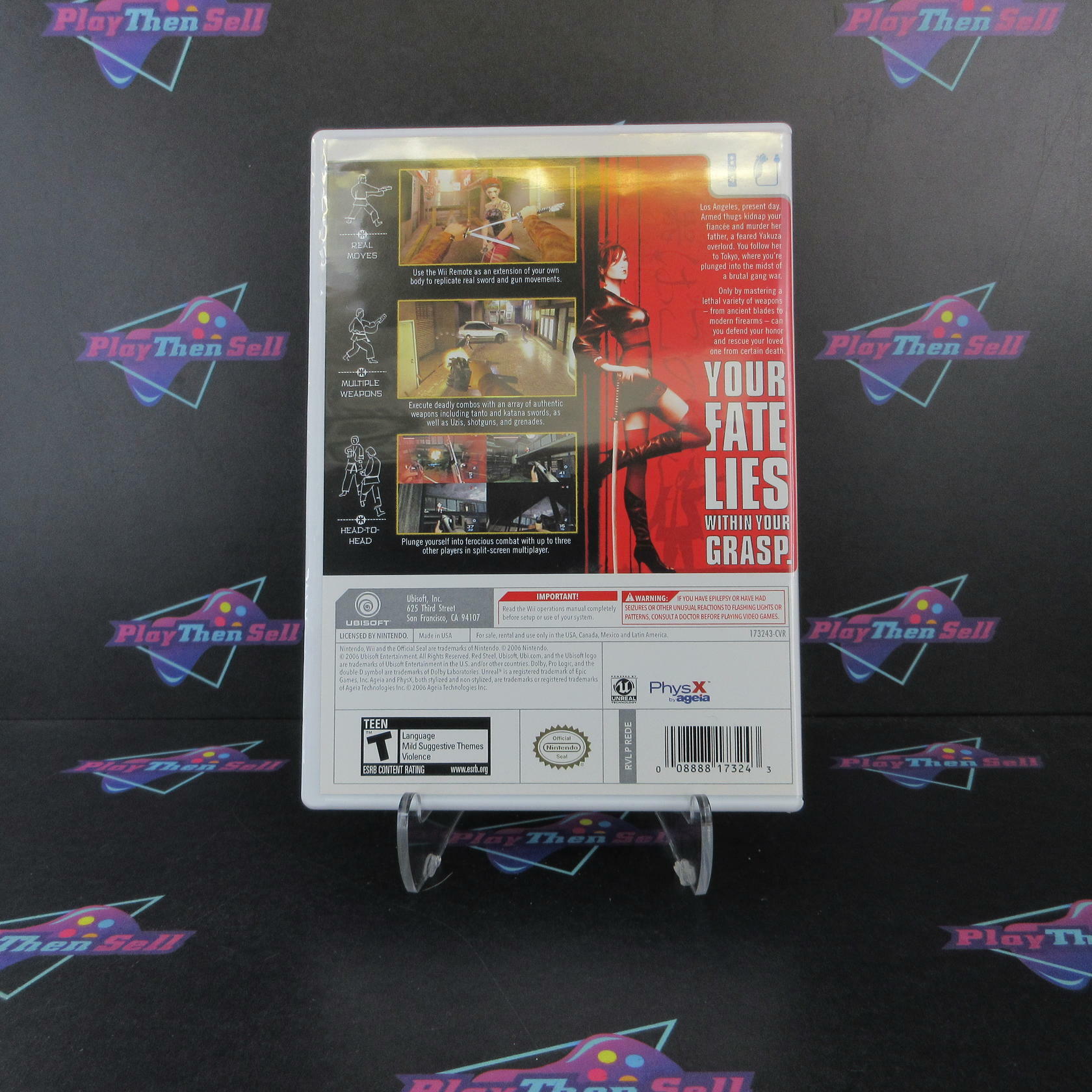 Red Steel Nintendo Wii Complete - Excellent