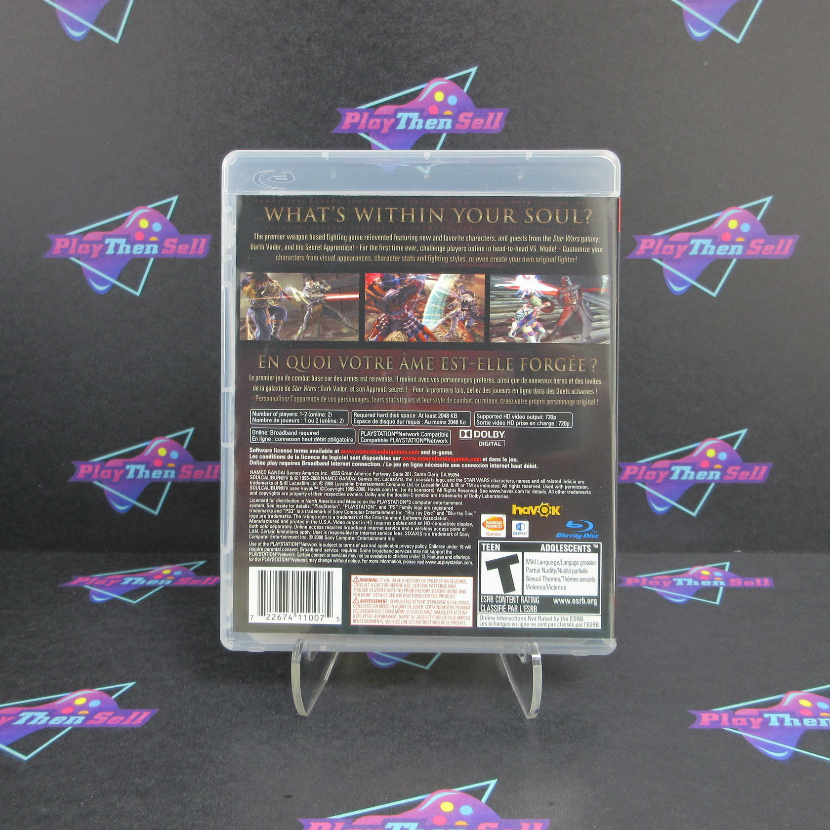 Soul Calibur IV PS3 PlayStation 3 Complete - Excellent