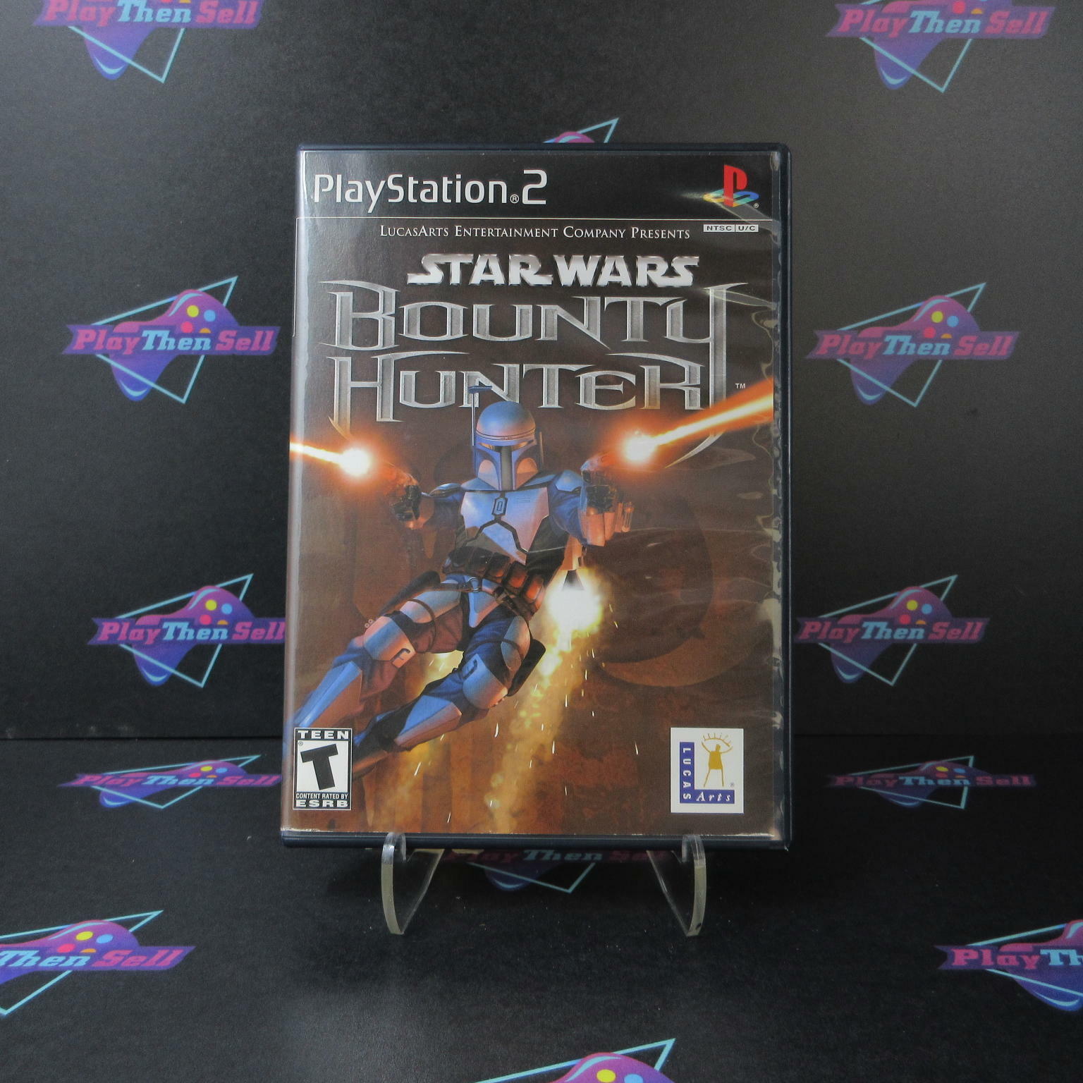 Star Wars Bounty Hunter PS2 PlayStation 2 + Reg Card Complete - Excellent