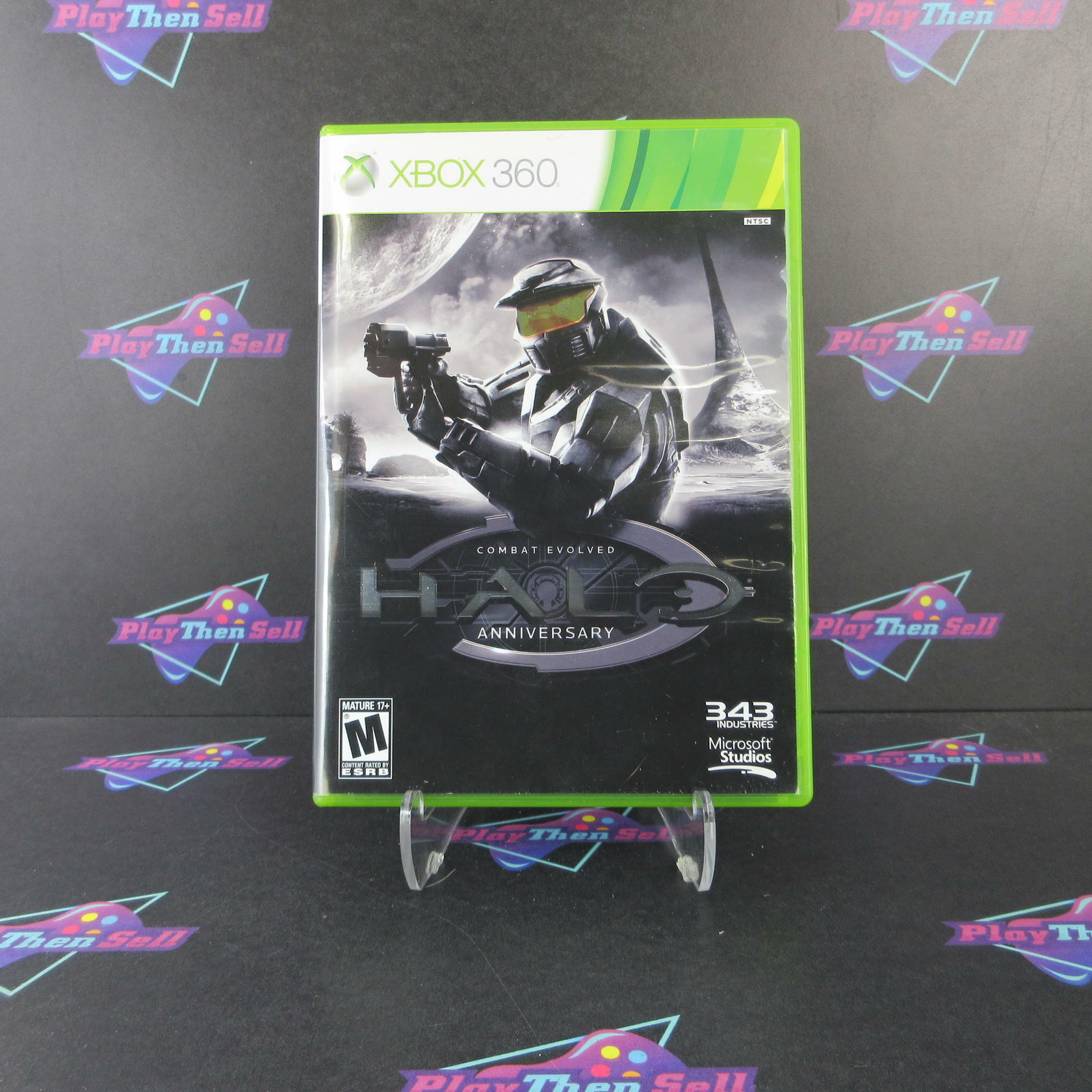 Halo Combat Evolved Anniversary Xbox 360 + Sleeve Complete - Excellent