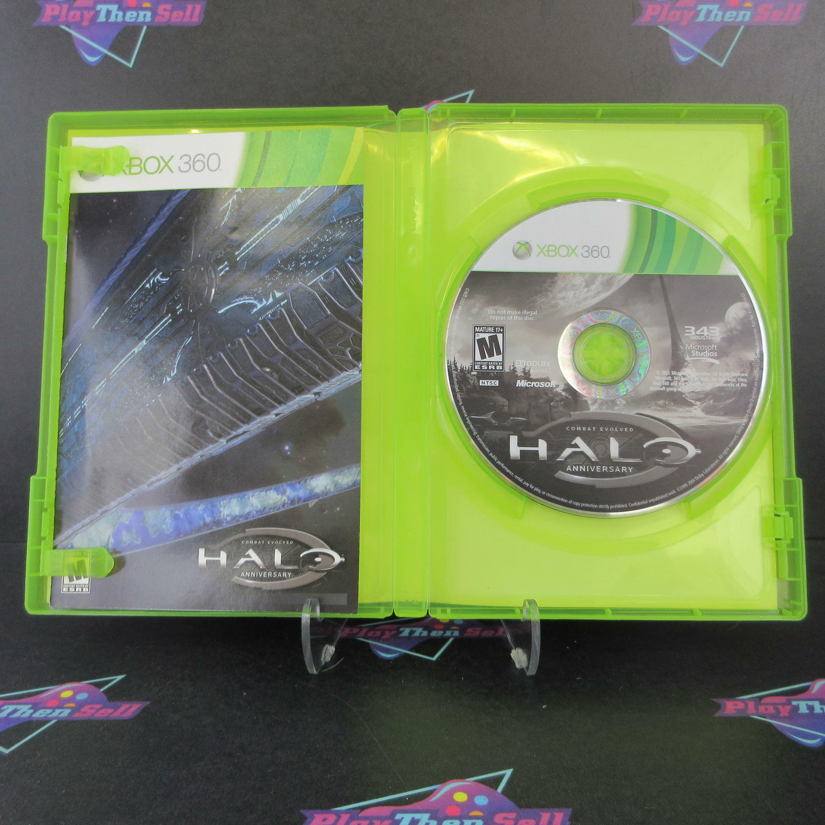 Halo Combat Evolved Anniversary Xbox 360 + Sleeve Complete - Excellent