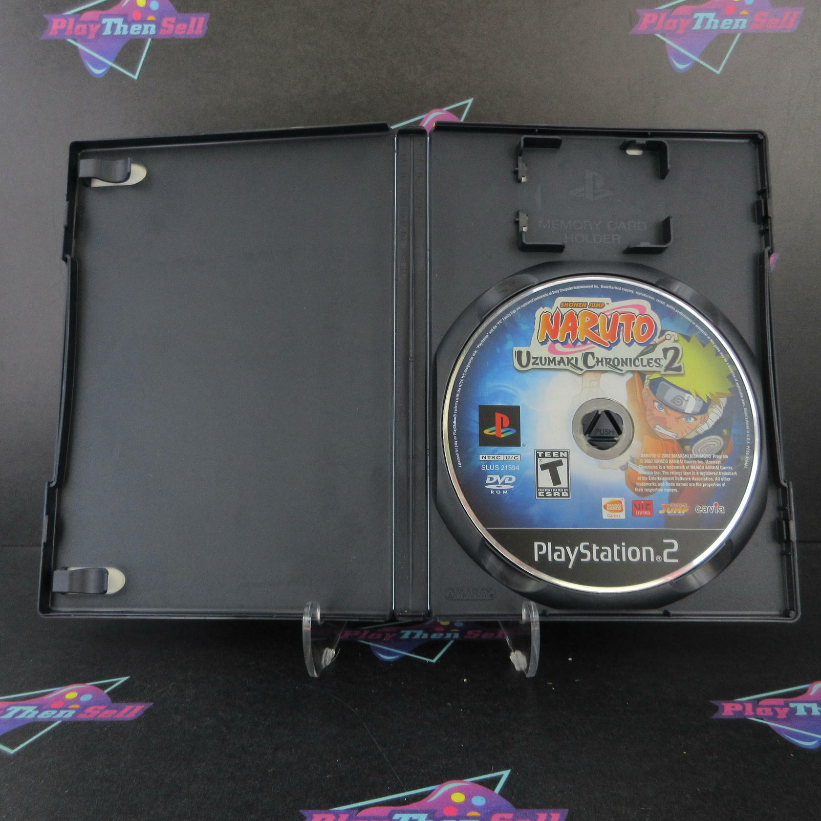 Naruto Uzumaki Chronicles 2 PS2 PlayStation 2 AD/NM - Very Good