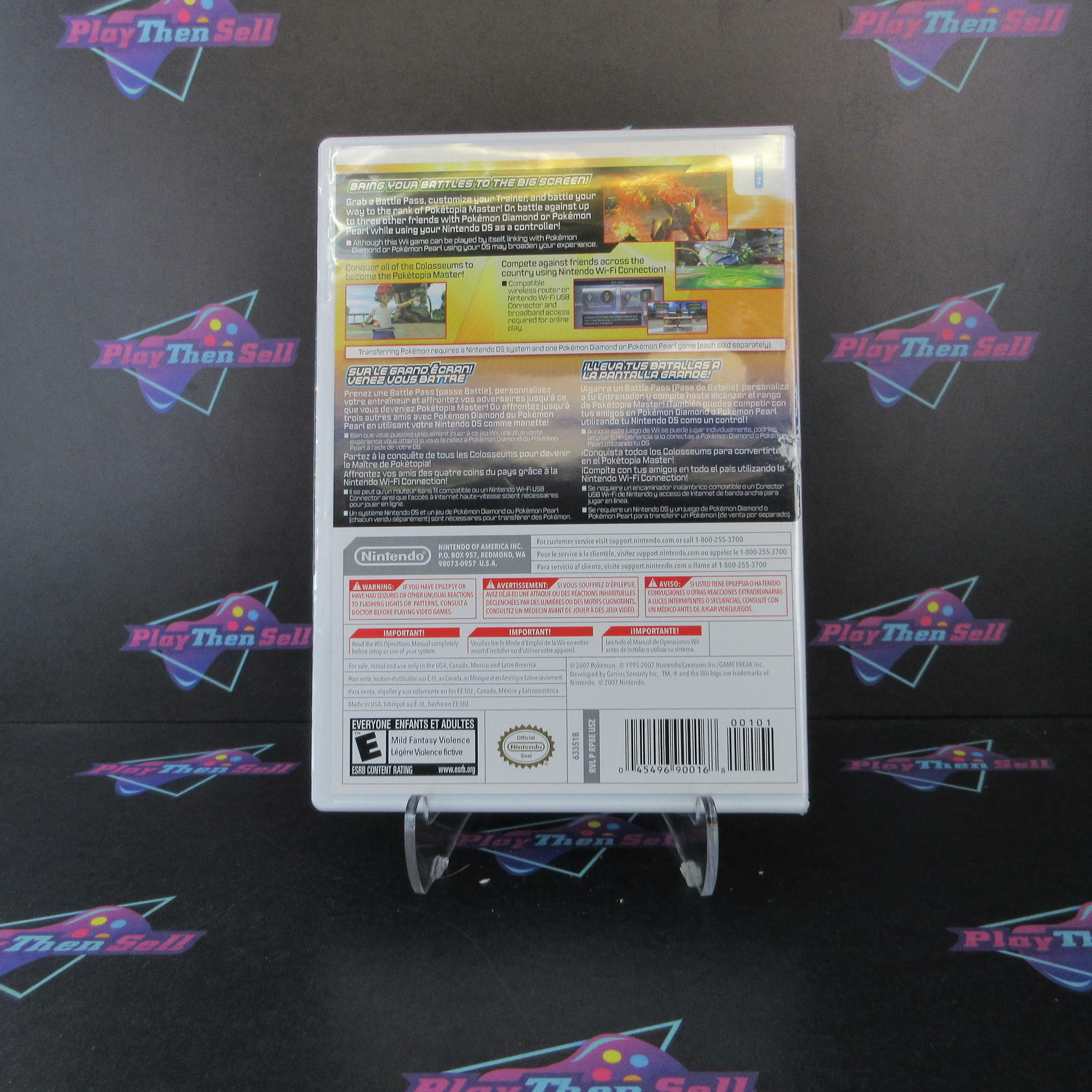Pokemon Battle Revolution Nintendo Wii AD Complete CIB - Very Good
