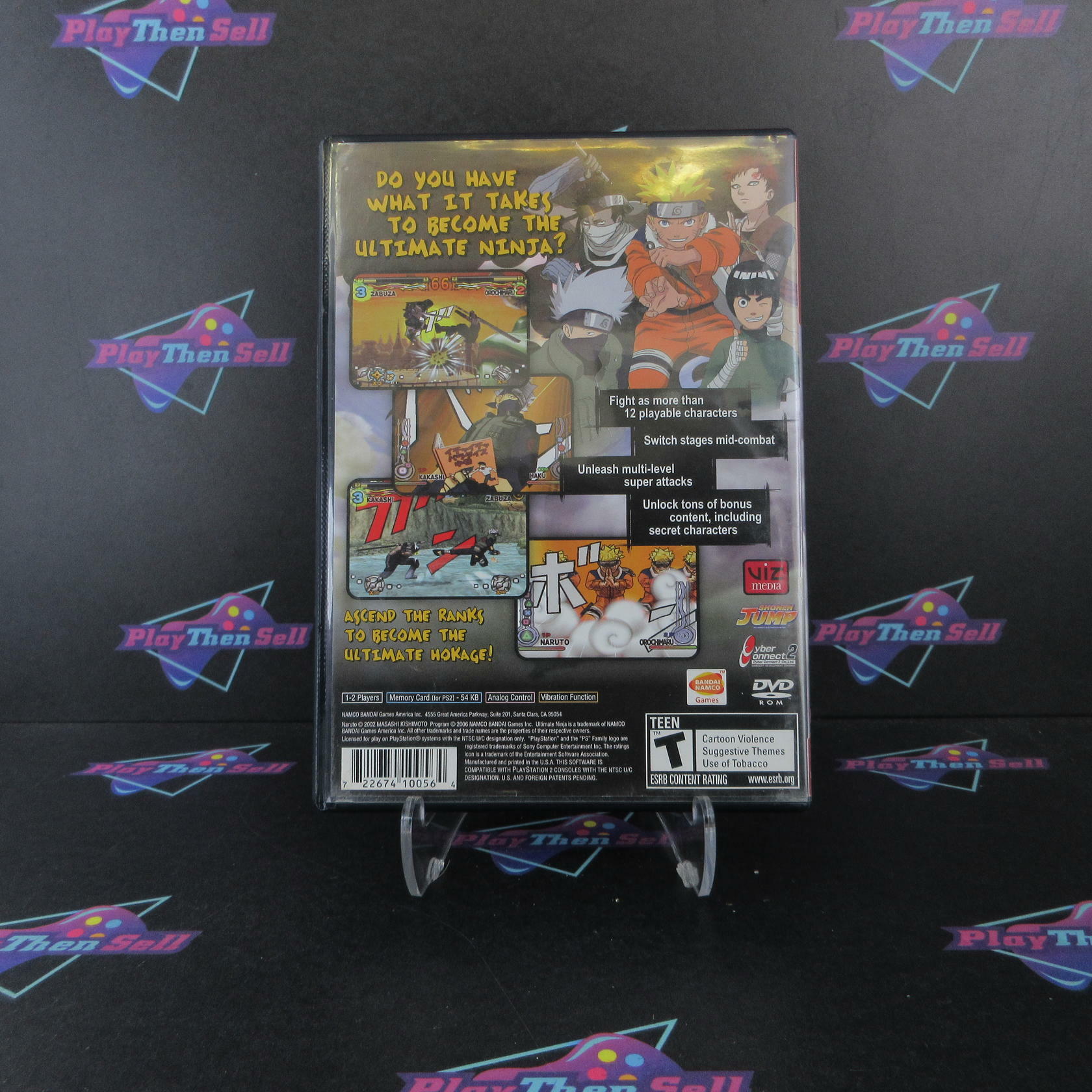 Naruto Ultimate Ninja PS2 PlayStation 2 GH MD Complete CIB - Very Good