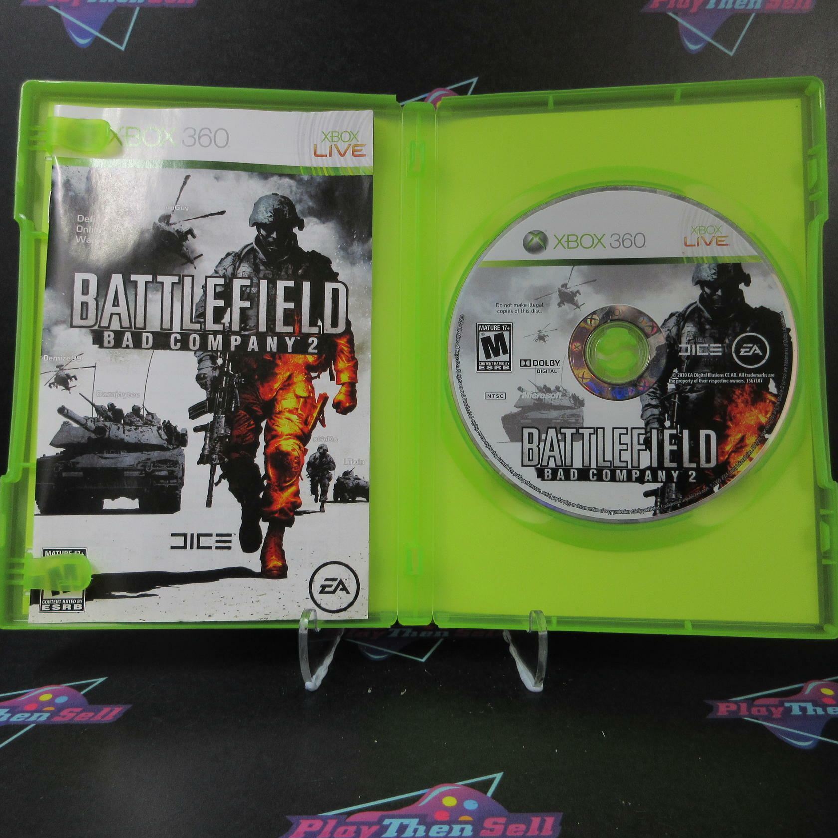 Battlefield Bad Company 2 Xbox 360 AD Complete CIB - Very Good