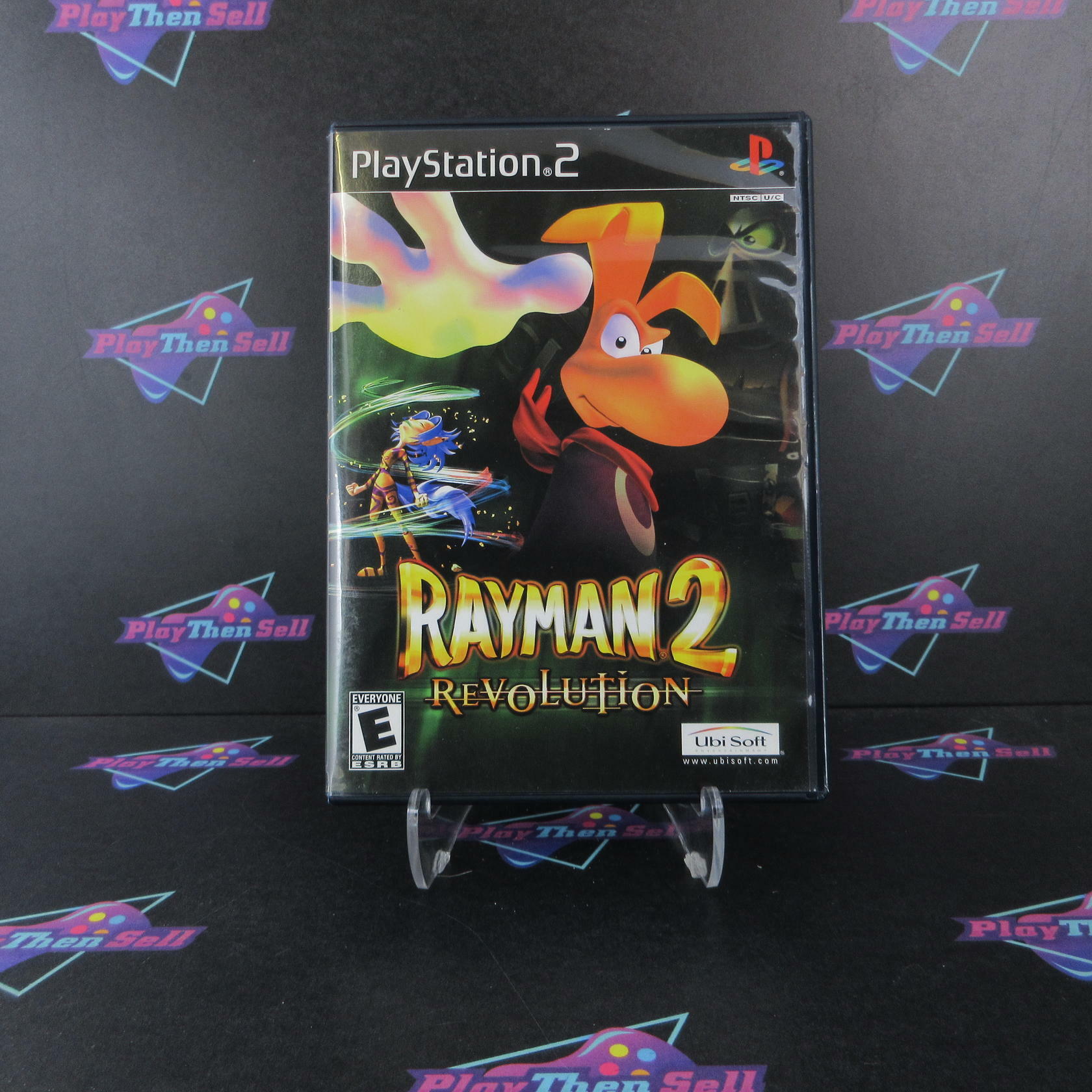 Rayman 2 Revolution PS2 PlayStation 2 AD + Reg Card Complete CIB - Very Good