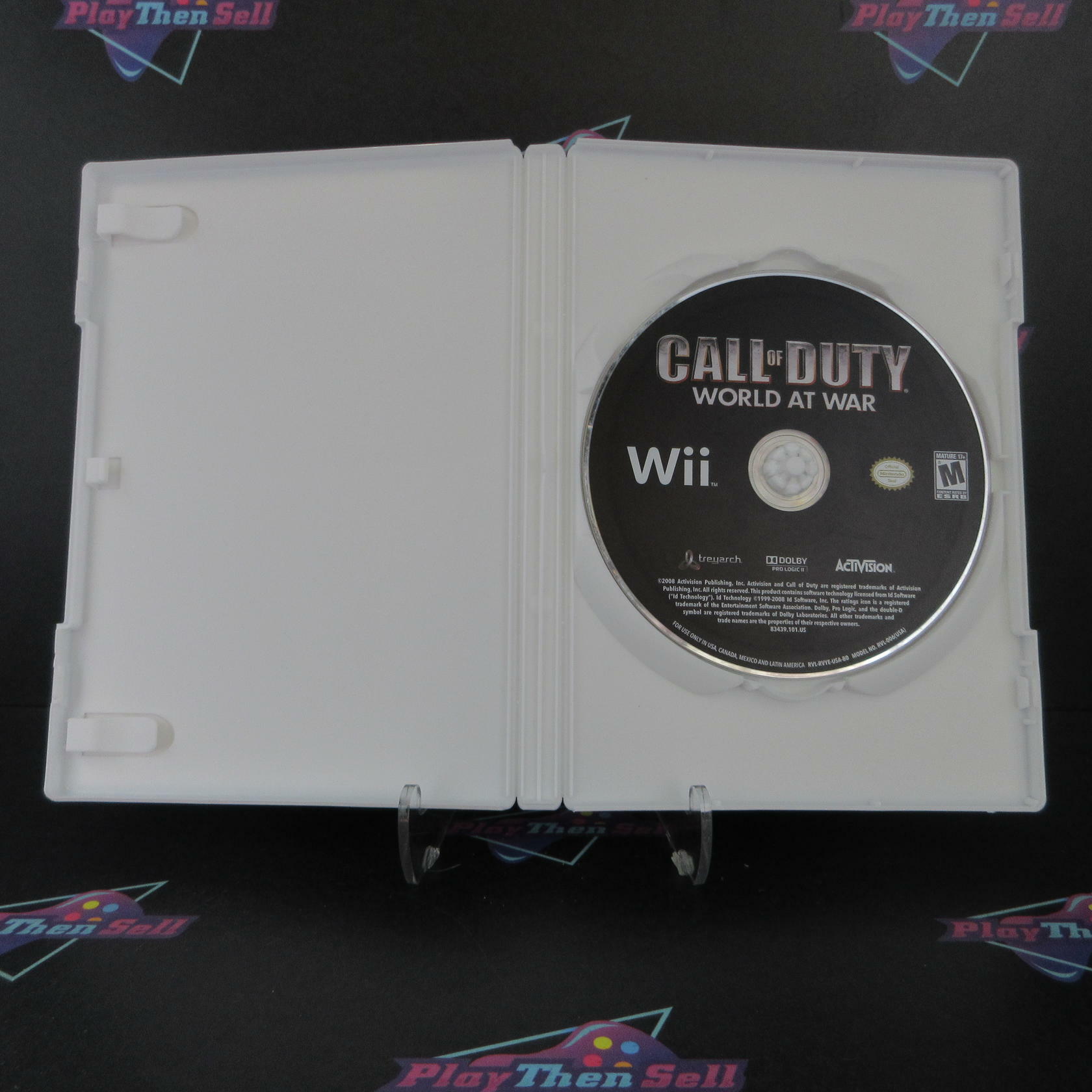 Call of Duty World At War Nintendo Wii AD/NM - Very Good