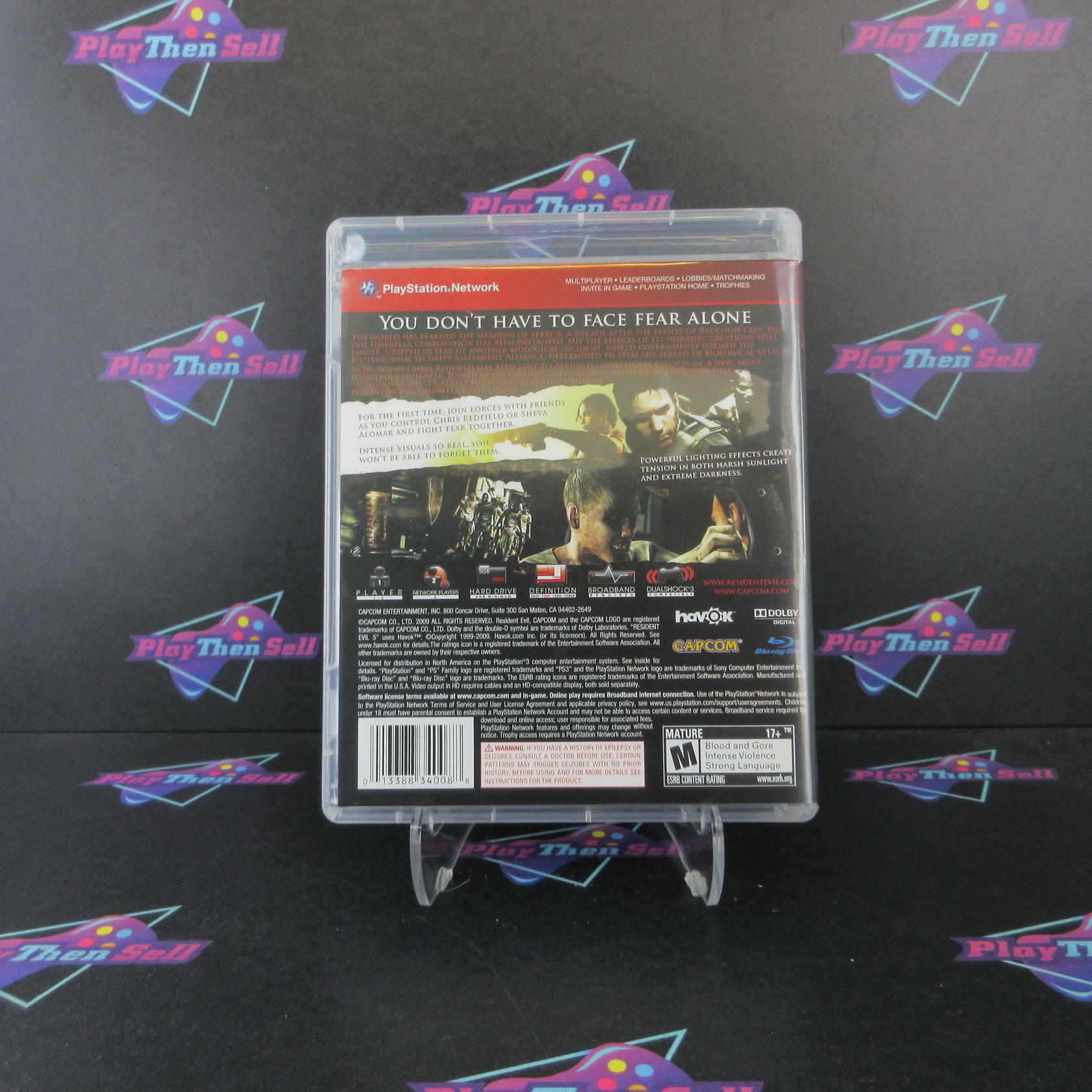 Resident Evil 5 PS3 PlayStation 3 Greatest Hits Complete - Excellent