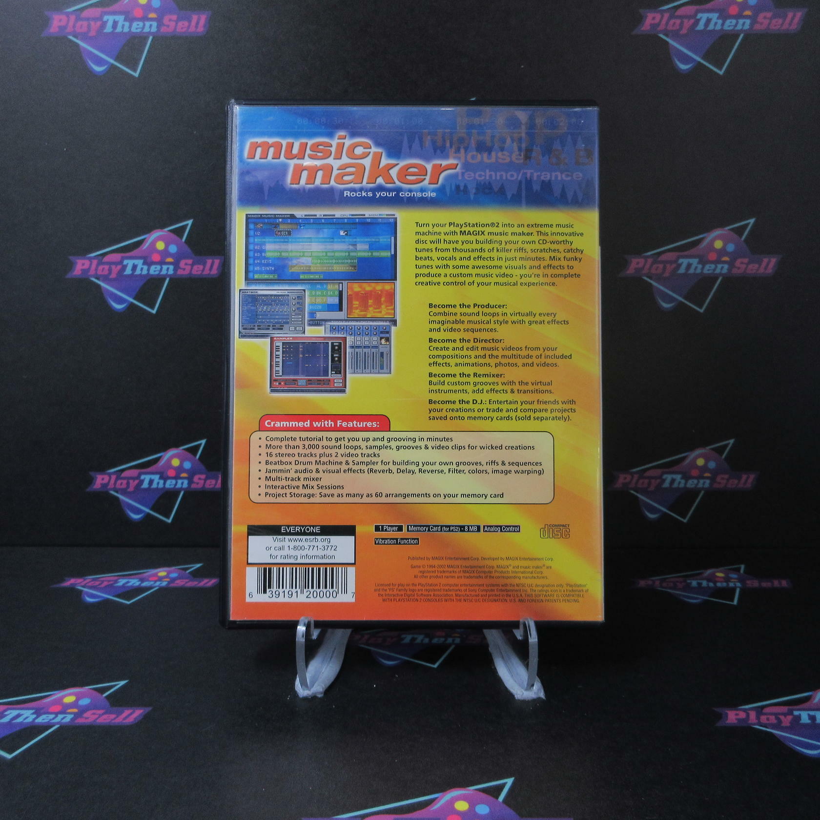 Music Maker PS2 PlayStation 2 AD Complete CIB - Very Good