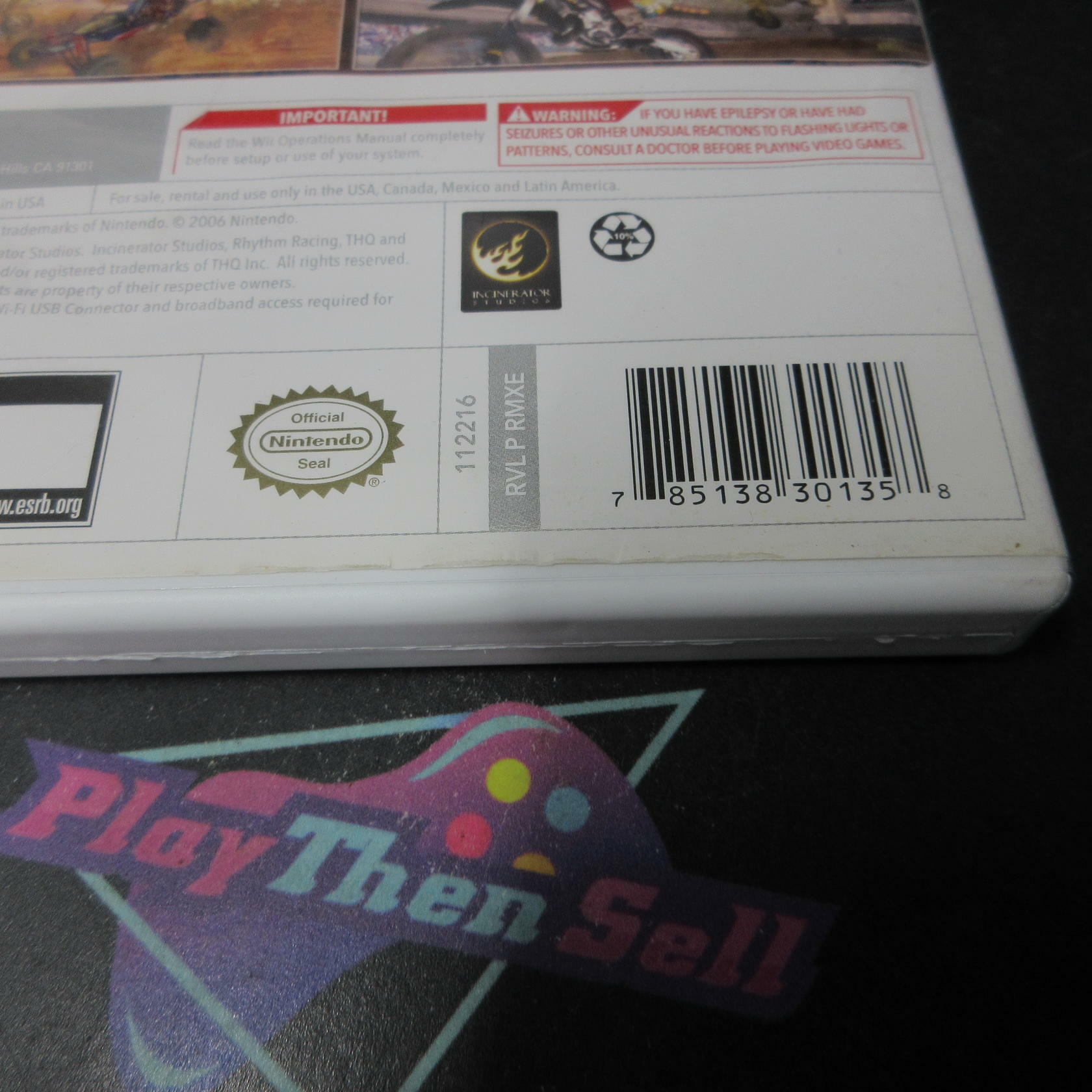 Mx Vs ATV Untamed Nintendo Wii AD Complete CIB - Very Good