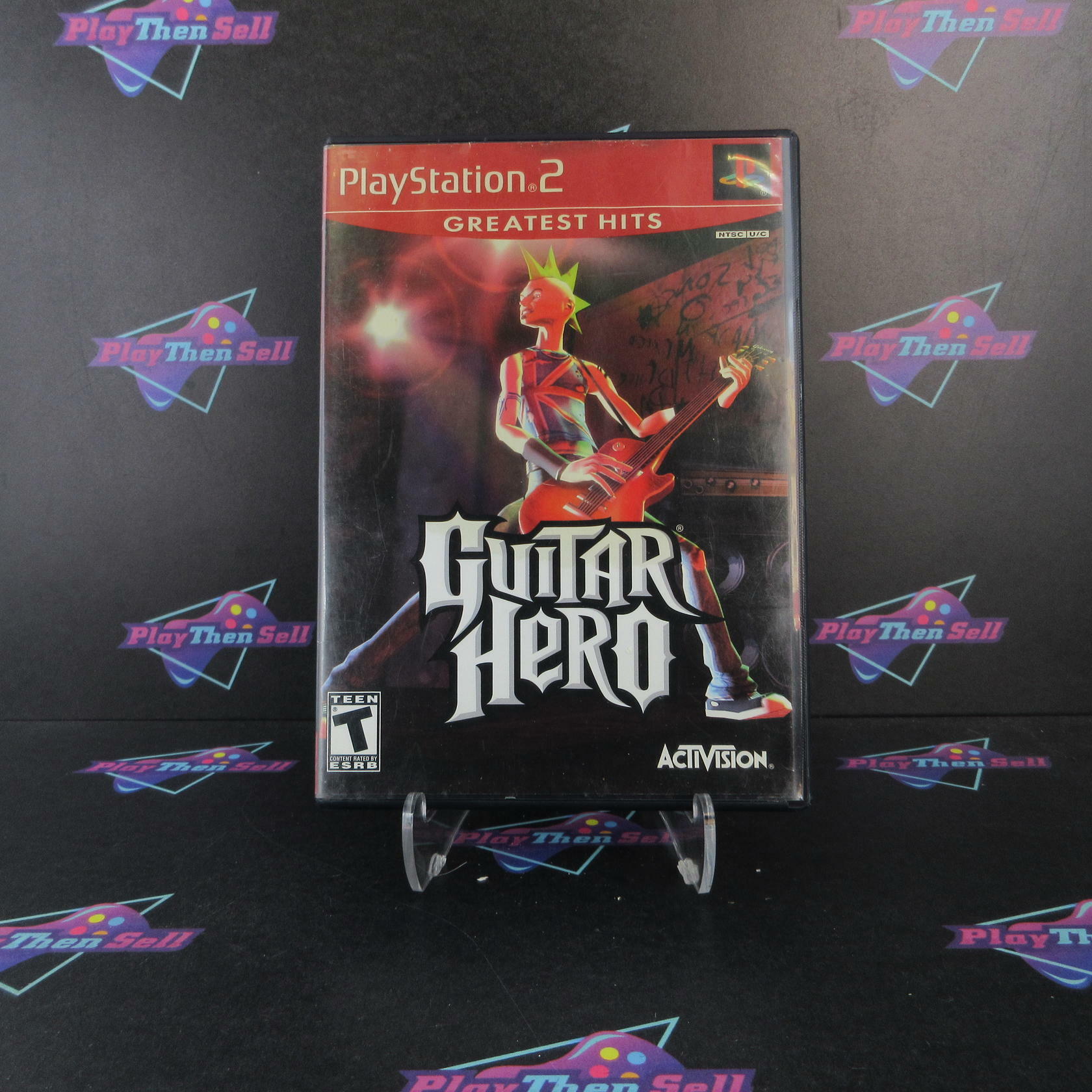 Guitar Hero PS2 PlayStation 2 GH AD Complete CIB - Very Good